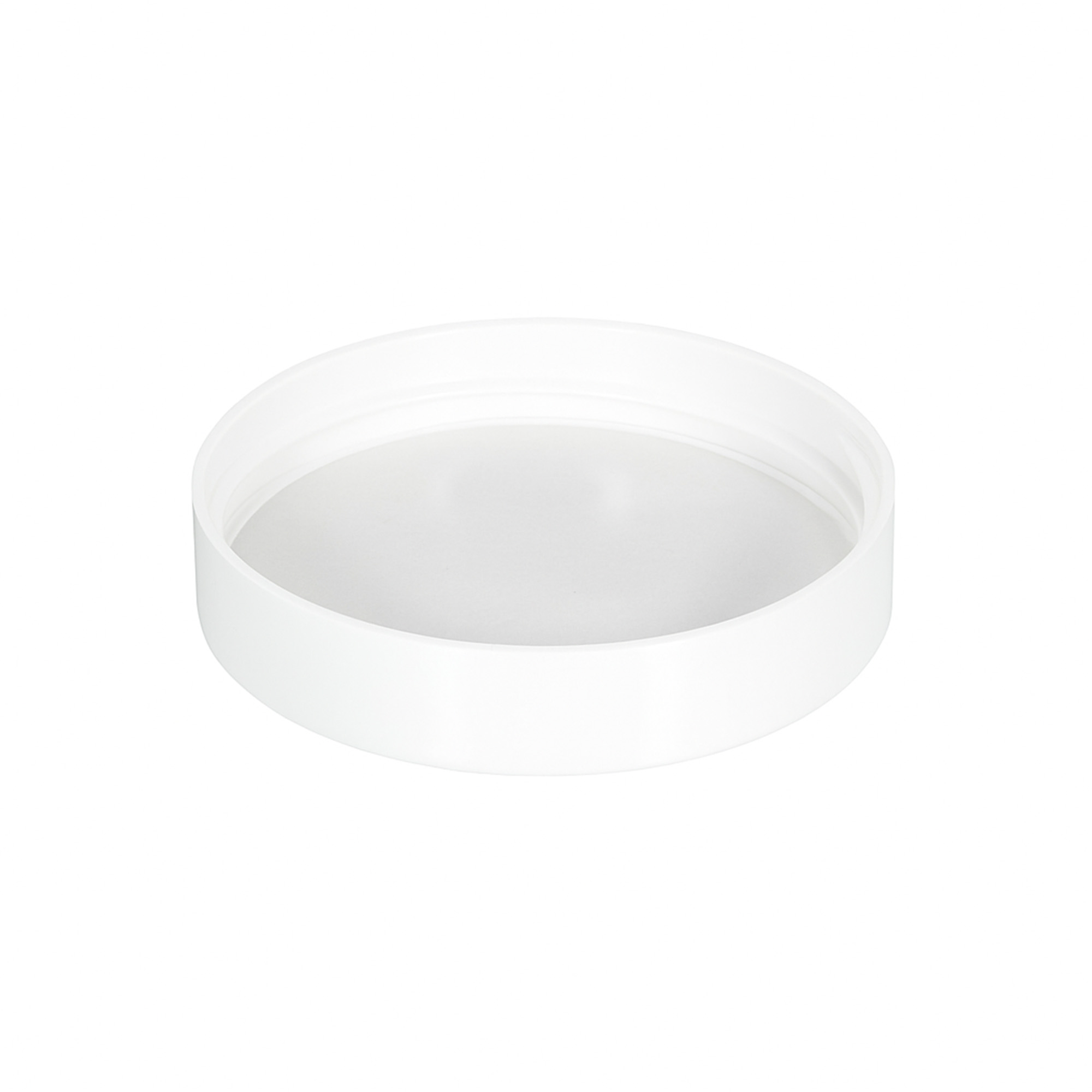 Tapa roscada para 120 ml «Brown Line», plástico HPM, blanco