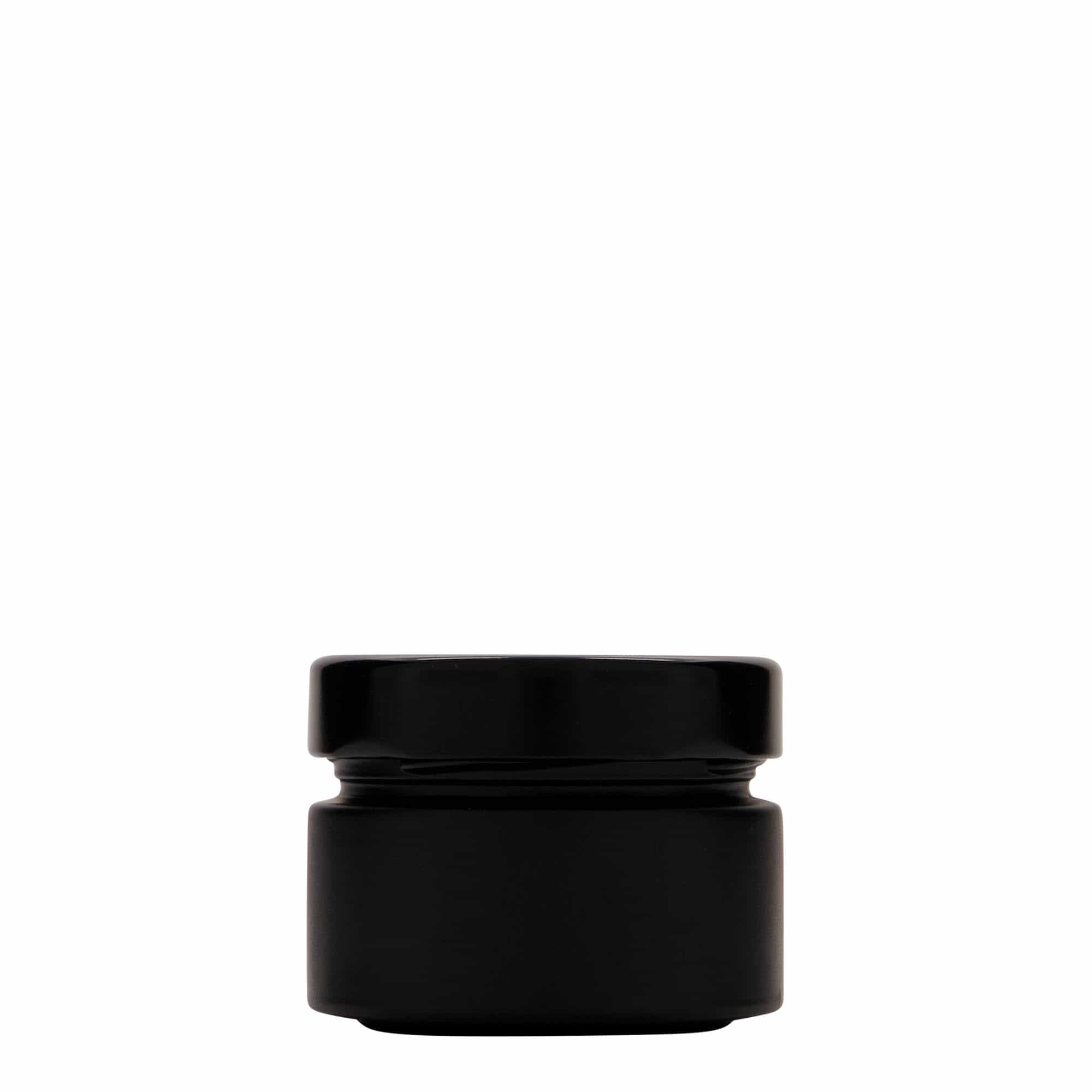 Vaso redondo de 130 ml 'Aurora', negro, boca: Deep-Twist-Off (DTO 66)