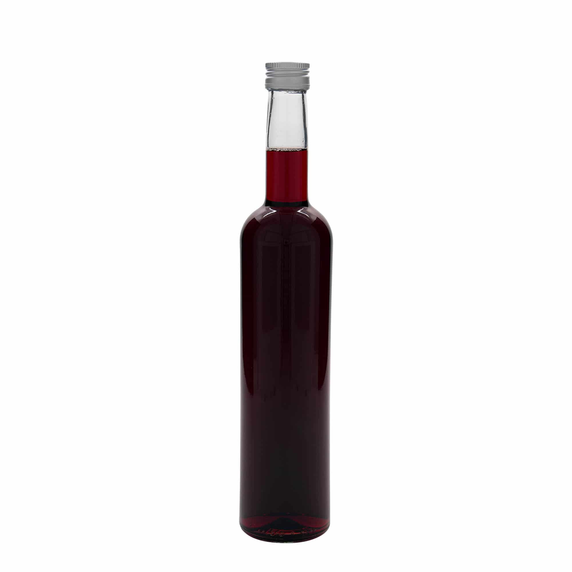 Botella de vidrio de 500 ml 'Burdeos', boca: PP 28