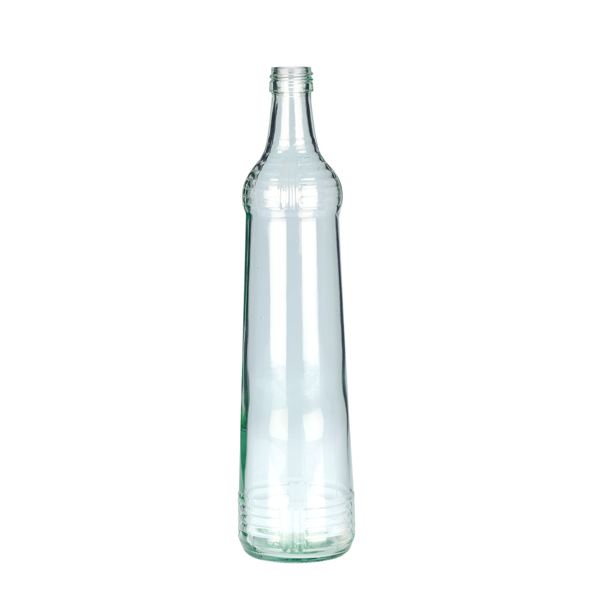 Botella de vidrio de 700 ml Vodka Zwiebelturm, boca: PP 28