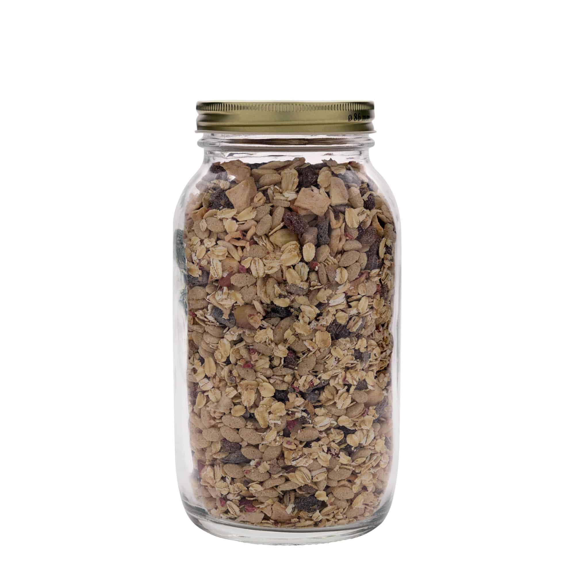 1.500 ml vaso de cristal 'Quattro Stagioni', abertura: tapa de rosca