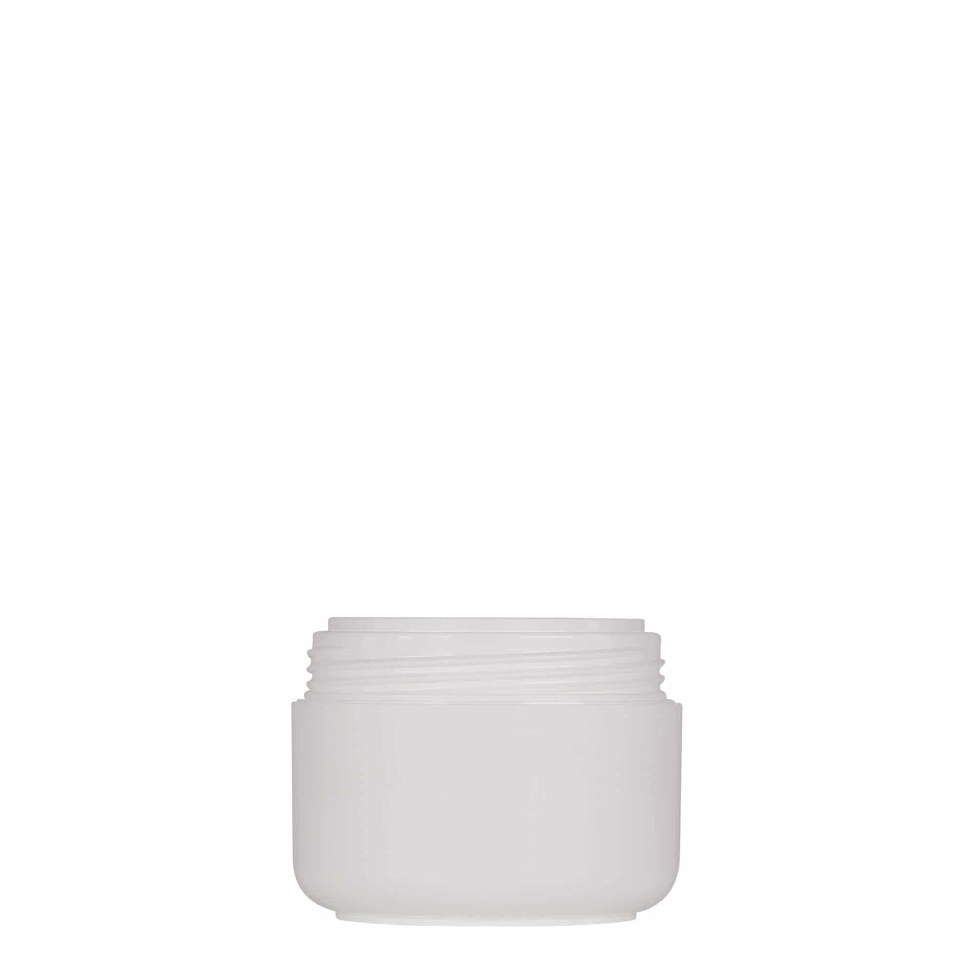 Bote de plástico 'Bianca' de 50 ml, PP, blanco, boca: tapón de rosca Bote de plástico 'Bianca' de 50 ml, PP, blanco, boca: tapón de rosca