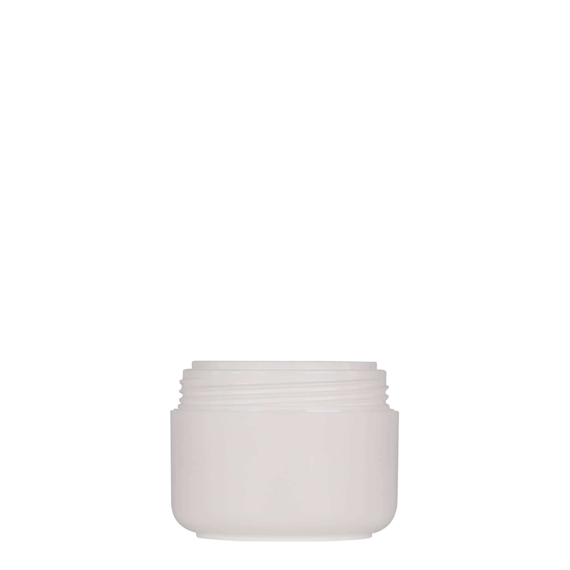 50 ml bote de plástico «Bianca», PP, blanco, boca: cierre de rosca