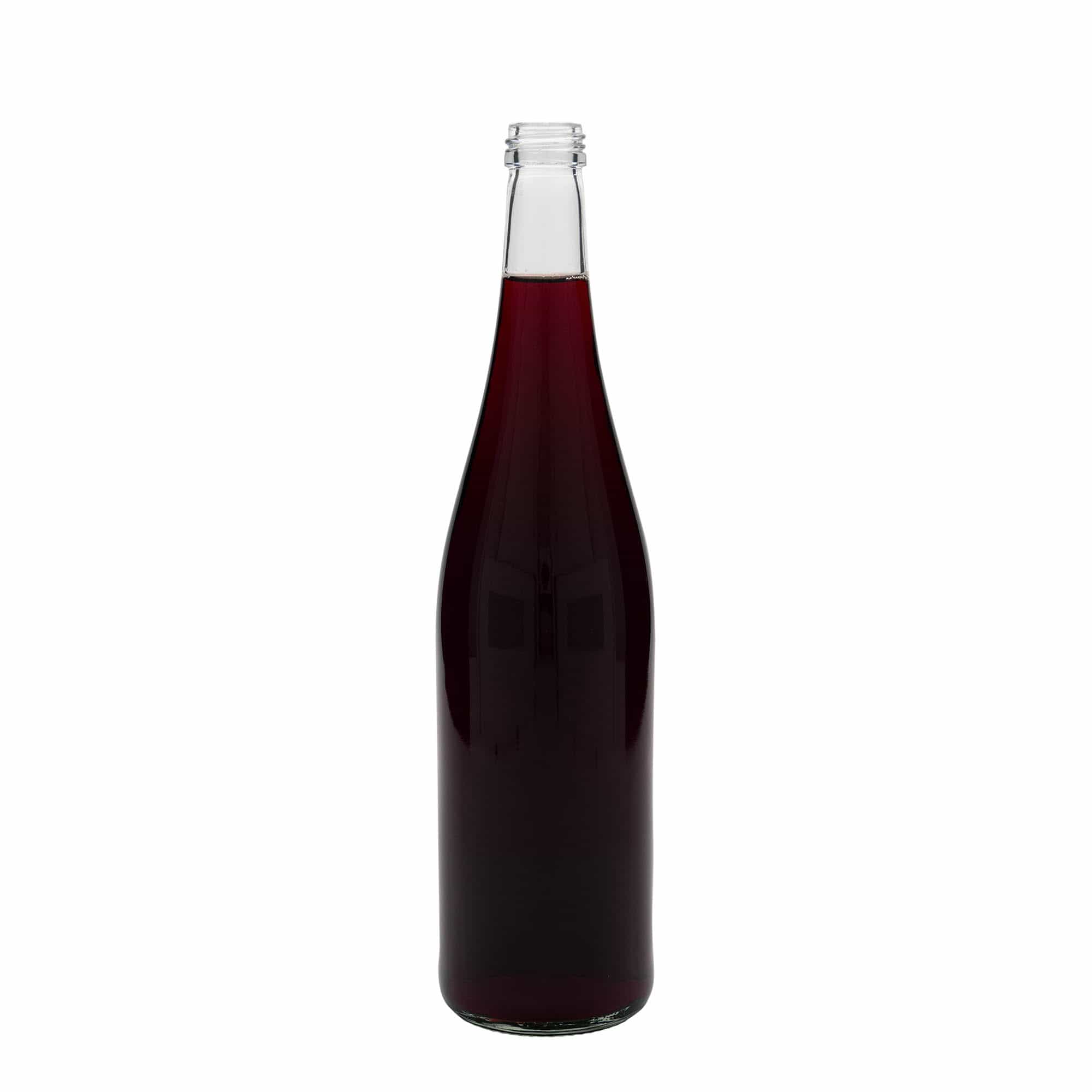 Botella de vidrio de 750 ml 'Weinschlegel', boca: PP 28