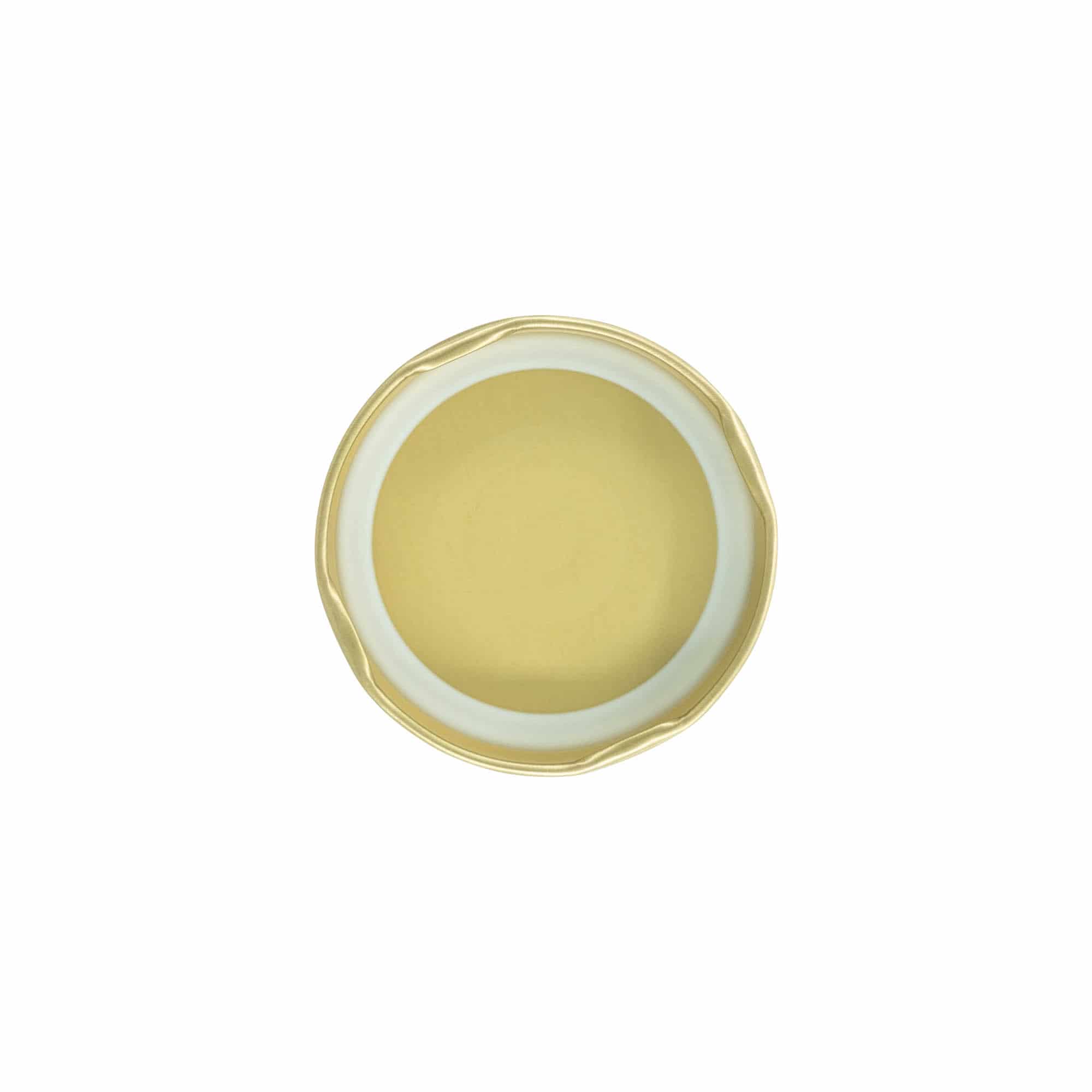 Tapa Twist-Off, hojalata, dorado, para boca: TO 63
