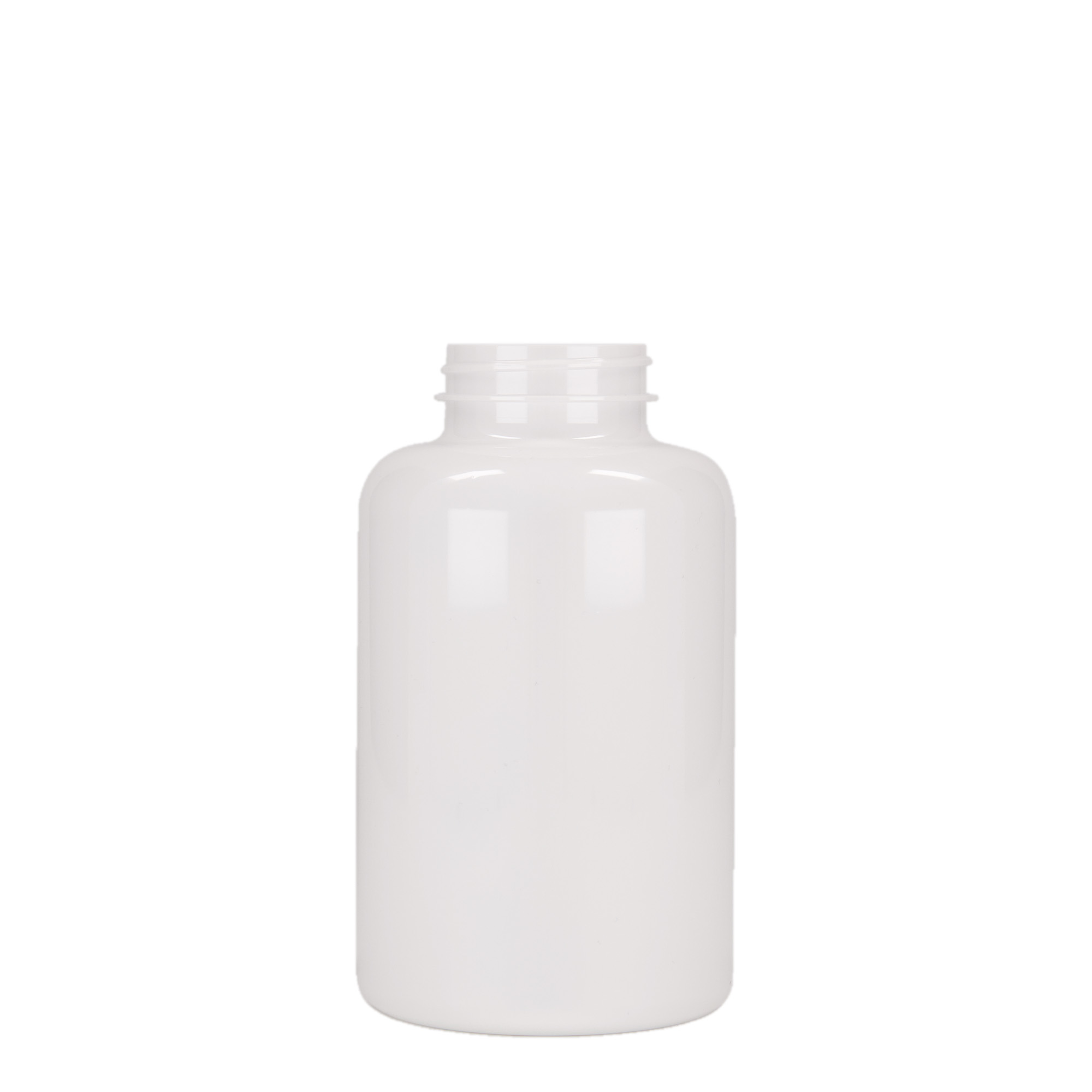 Bote Packer de PET de 500 ml, plástico, blanco, boca: 45/400