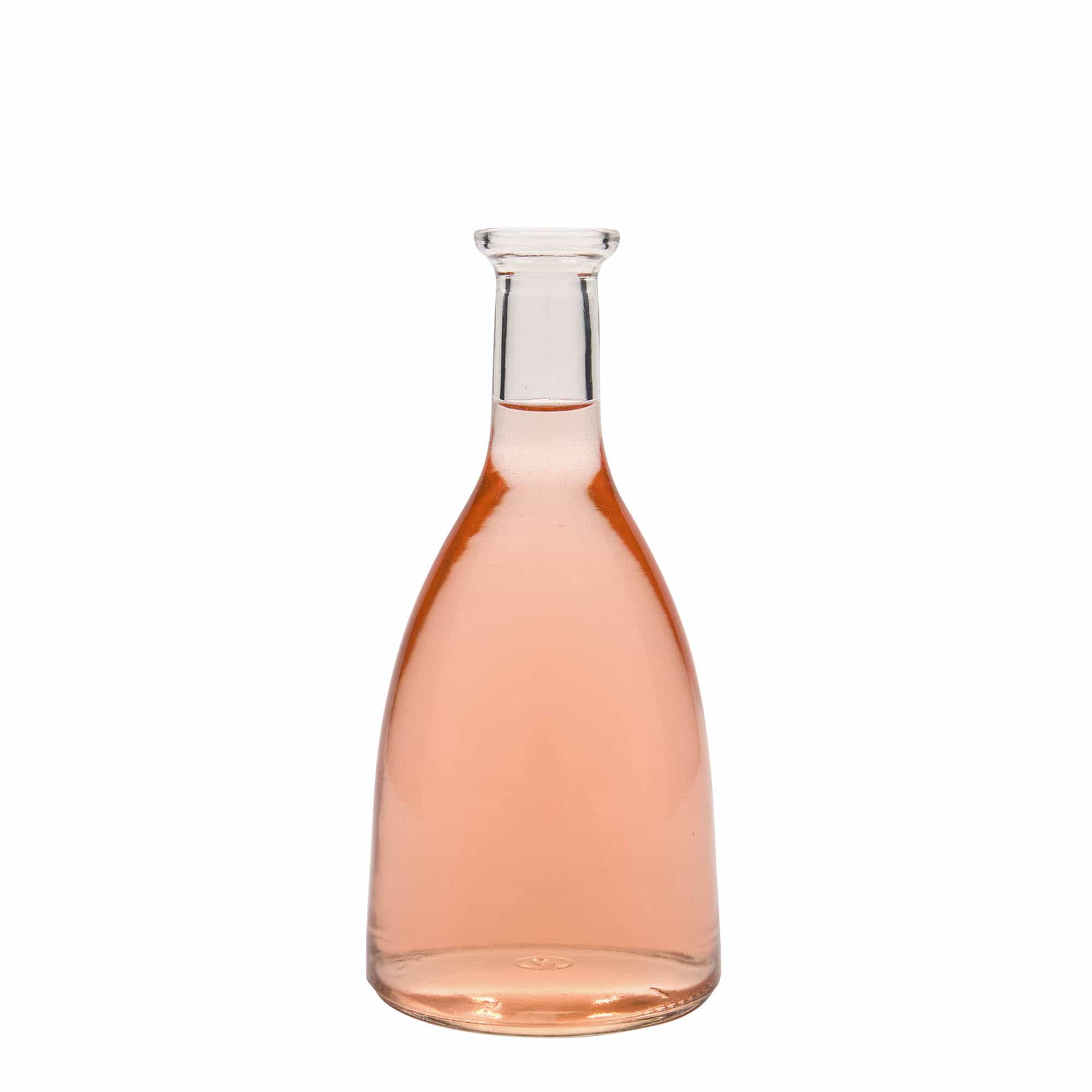 Botella de vidrio 'Viola' de 500 ml, boca: corcho