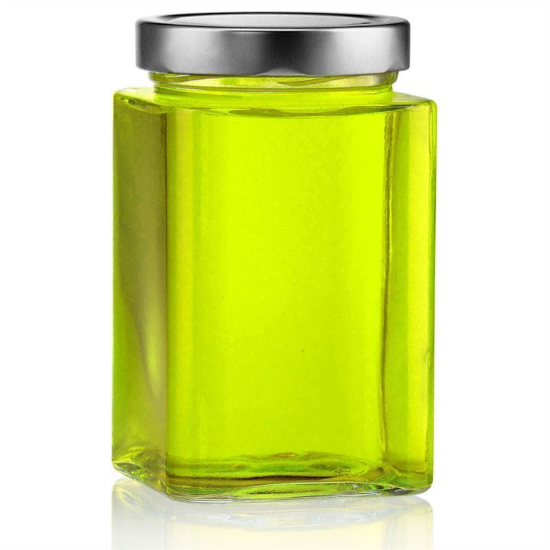 720 ml tarro cuadrado «Ikarus», boca: Deep-Twist-off (DTO 82)