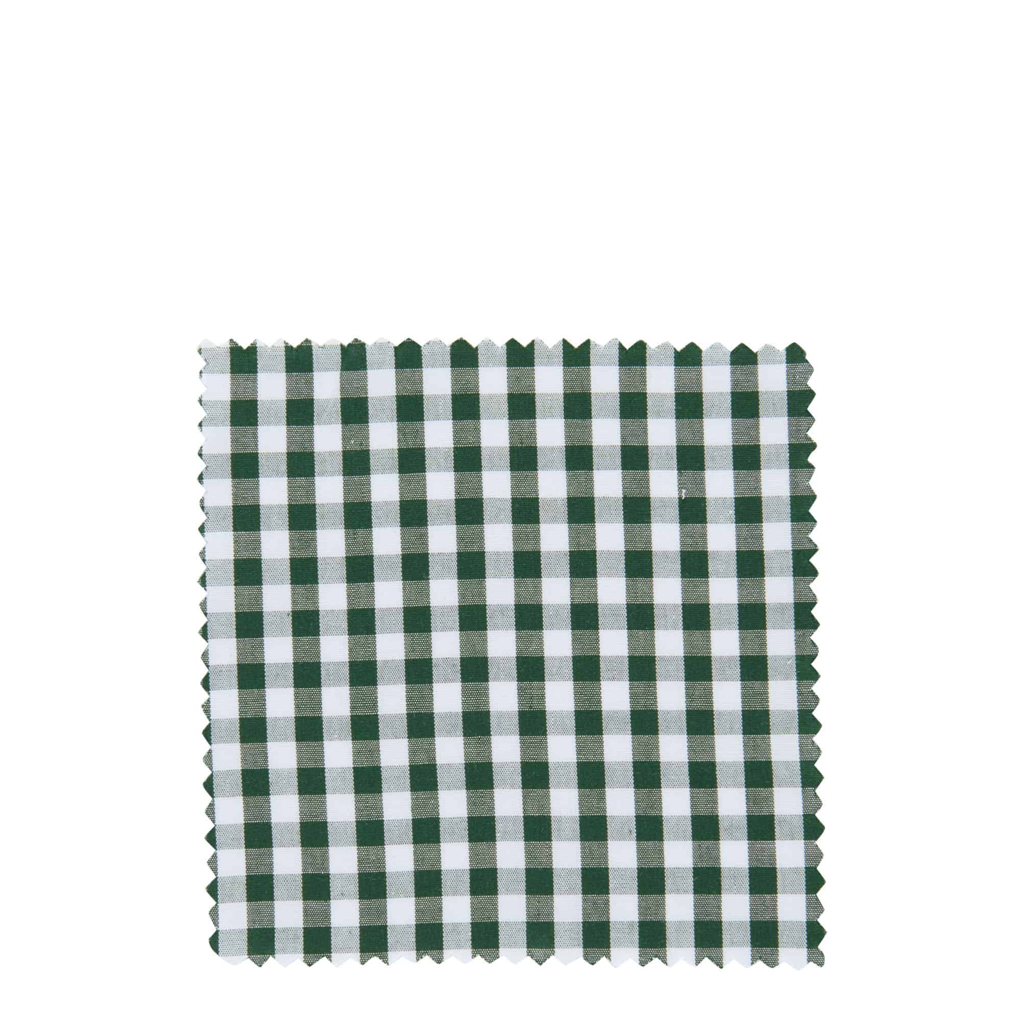 Mantelito de tela a cuadros 12x12, cuadrado, textil, verde oscuro, boca: TO38-TO53