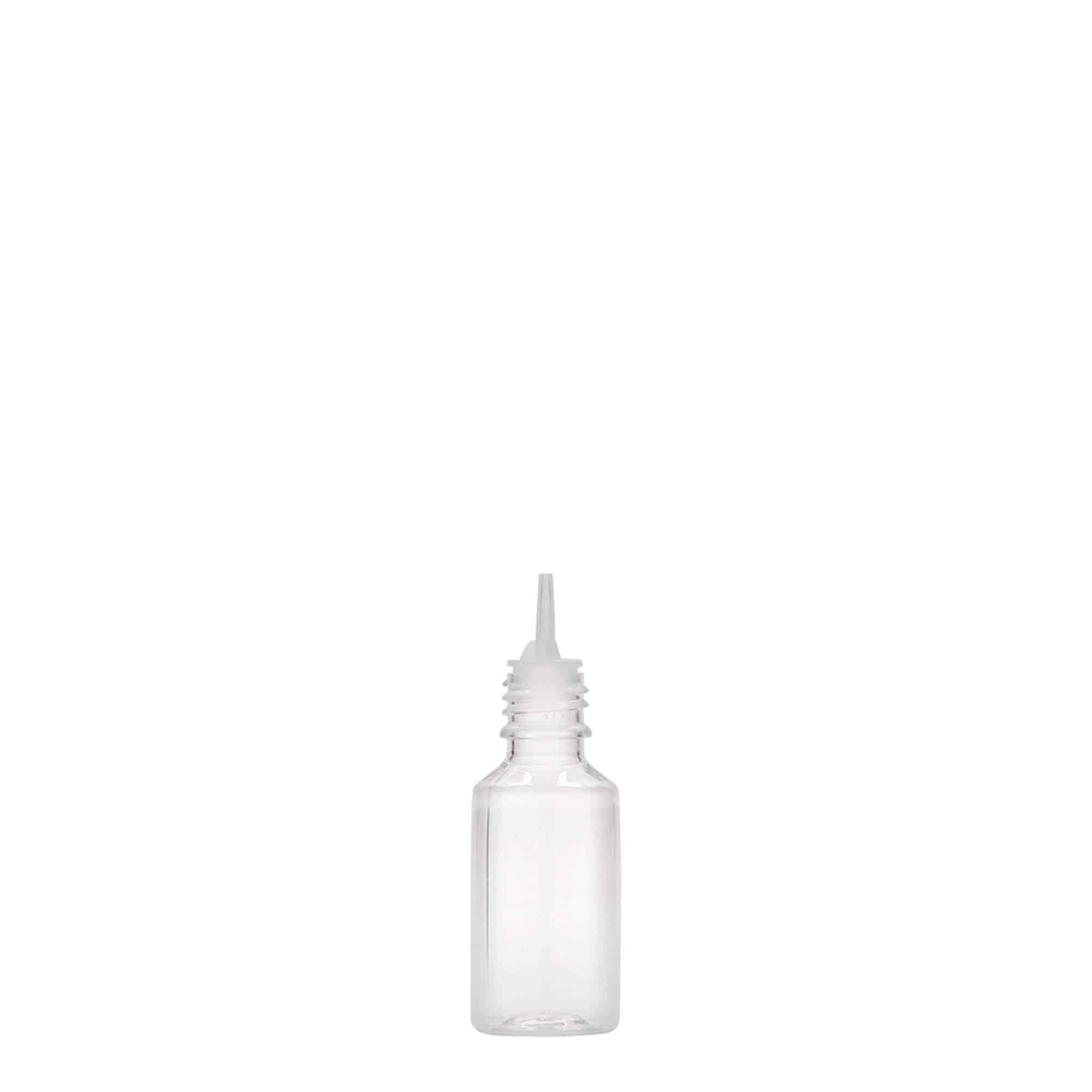 Botella de PET 'E-Liquid' de 10 ml con garantía de calidad y seguro a prueba de niños, plástico, boca: tapón de rosca