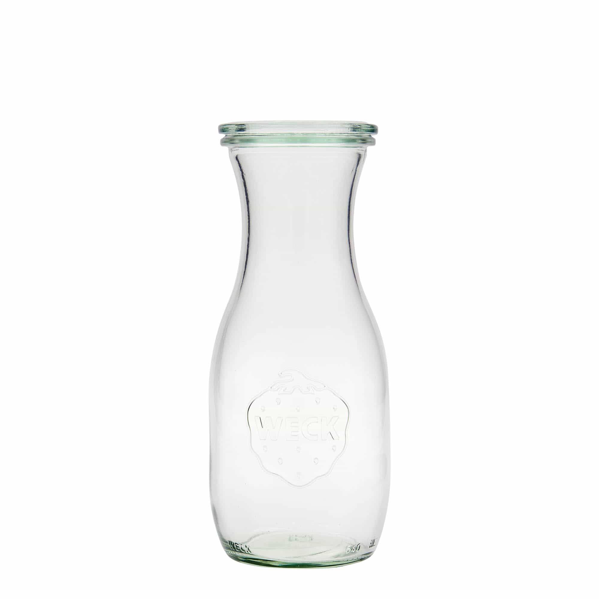 Botella para zumo WECK de 500 ml, boca: borde redondo
