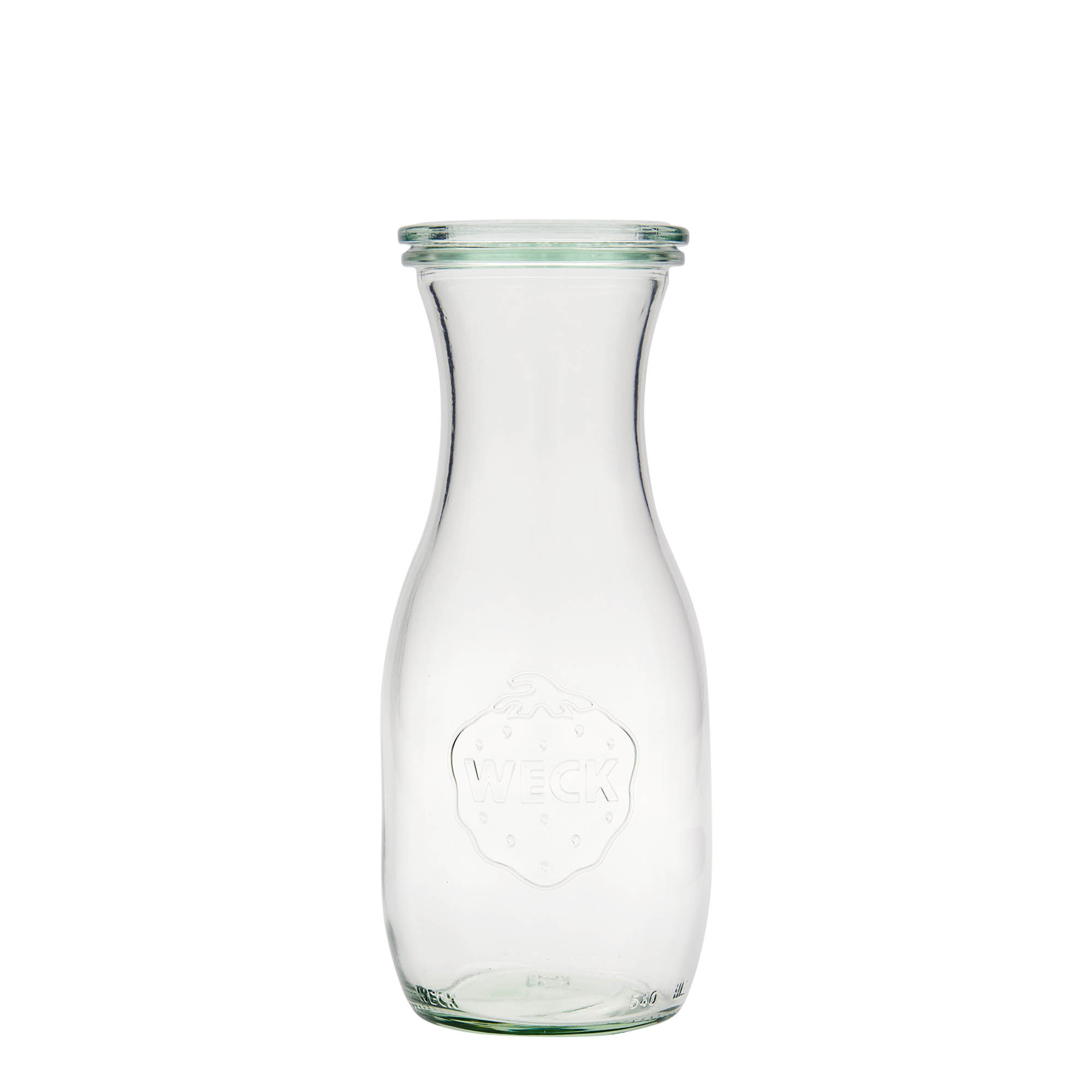 Botella de zumo WECK de 500 ml, boca: borde redondo