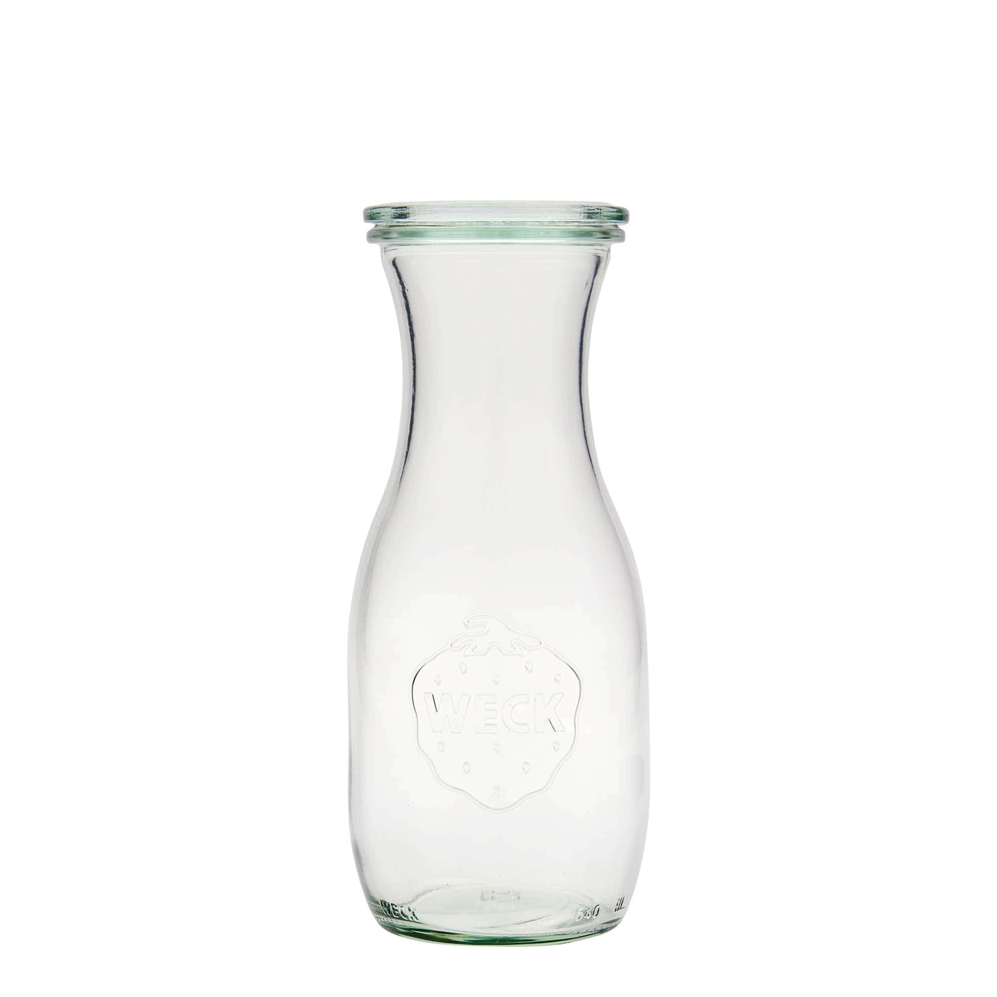 Botella de zumo WECK de 500 ml, boca: borde redondo