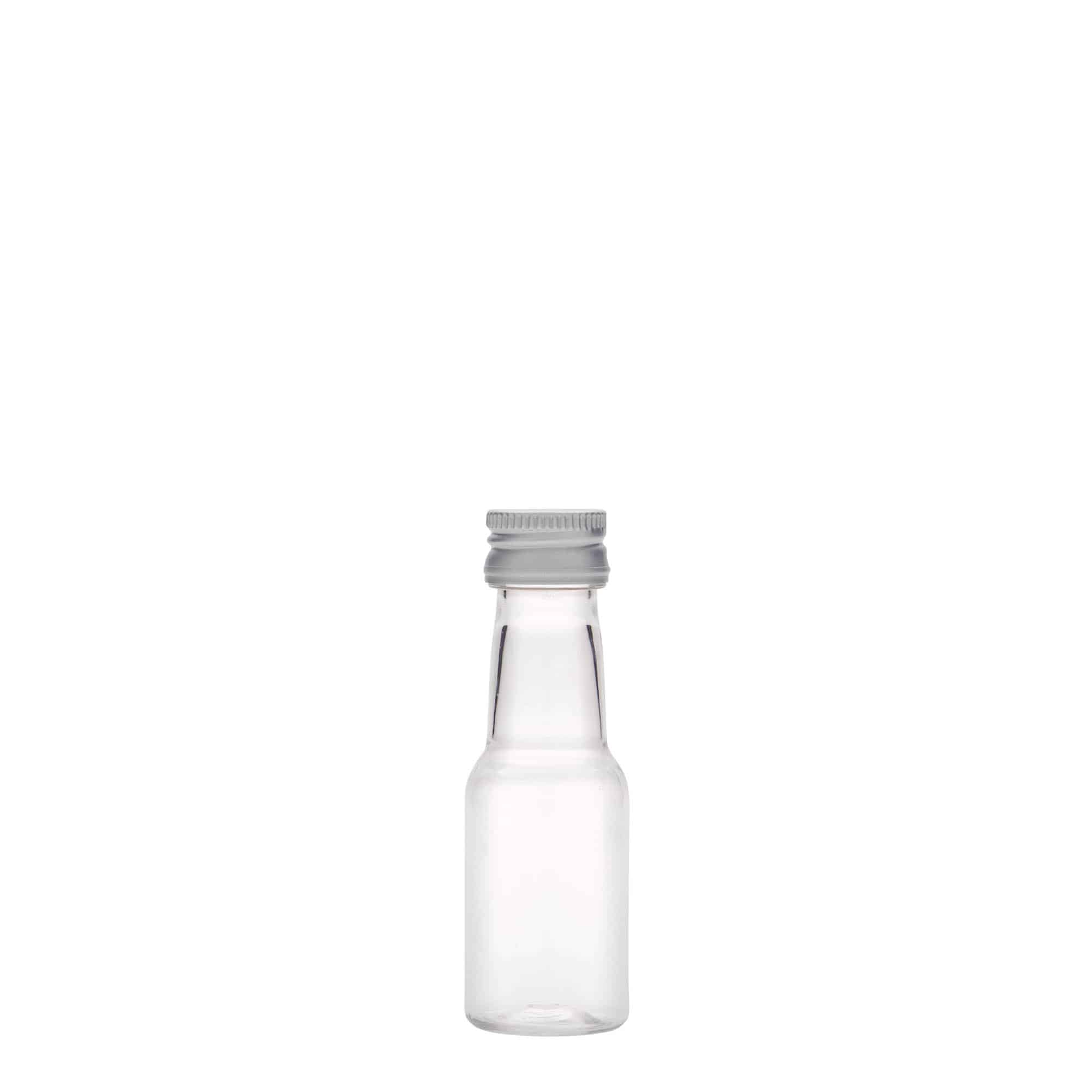 Botella PET de 20 ml 'Theo', plástico, boca: PP 18