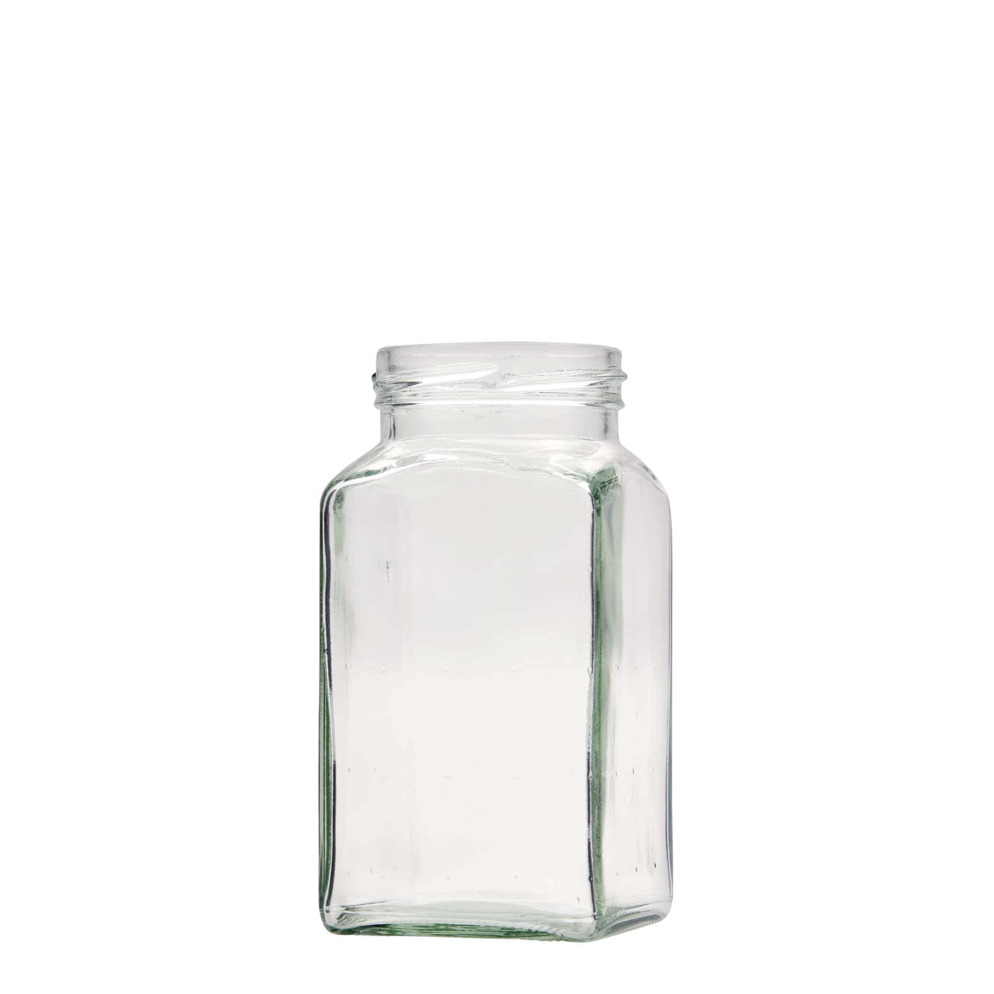 312 ml tarro cuadrado, boca: Twist-Off (TO 58)