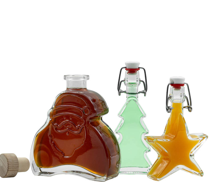 Botellas navideñas Botellas navideñas