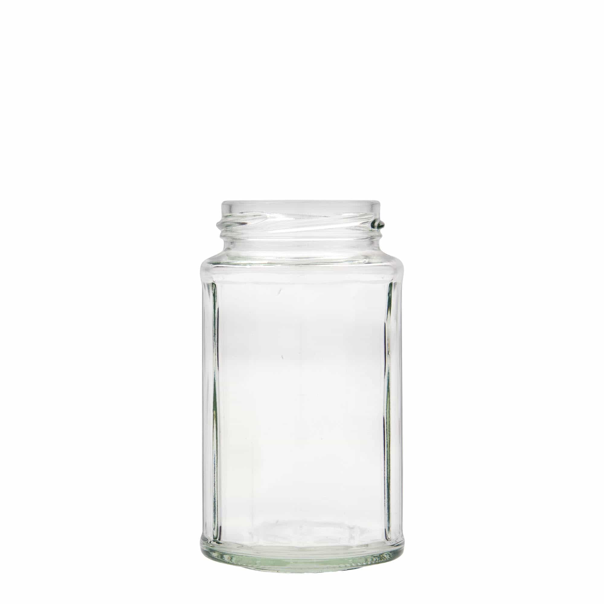 Tarro poligonal de 288 ml, dodecagonal, boca: Twist-Off (TO 58)