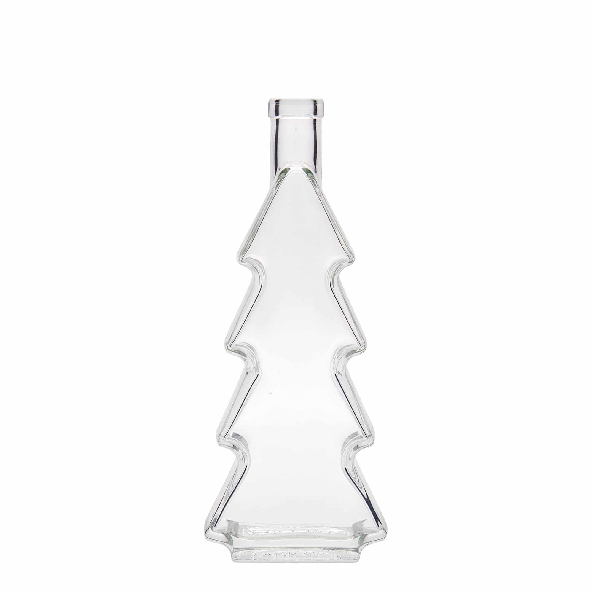 Botella de vidrio 'Árbol de Navidad' de 350 ml, boca: corcho Botella de vidrio 'Árbol de Navidad' de 350 ml, boca: corcho