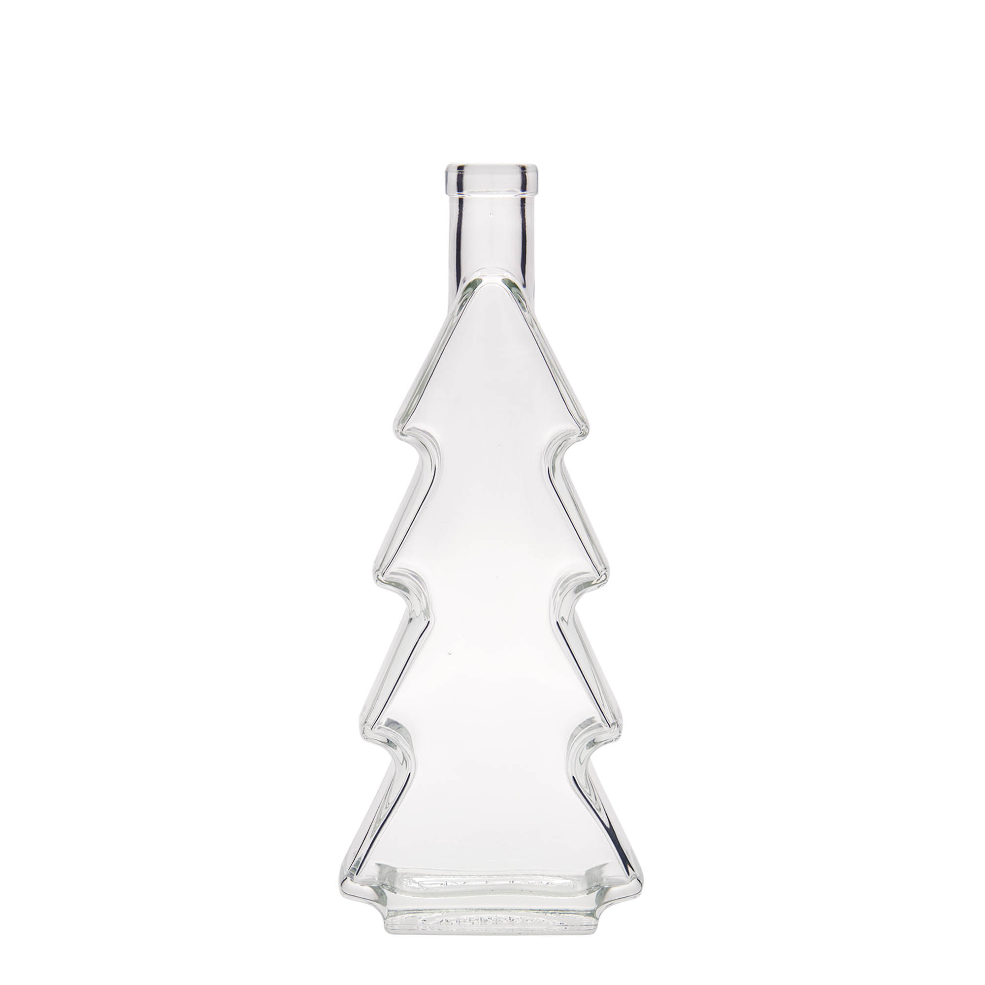 Botella de cristal de 350 ml 'Árbol de Navidad', boca: corcho Botella de cristal de 350 ml 'Árbol de Navidad', boca: corcho