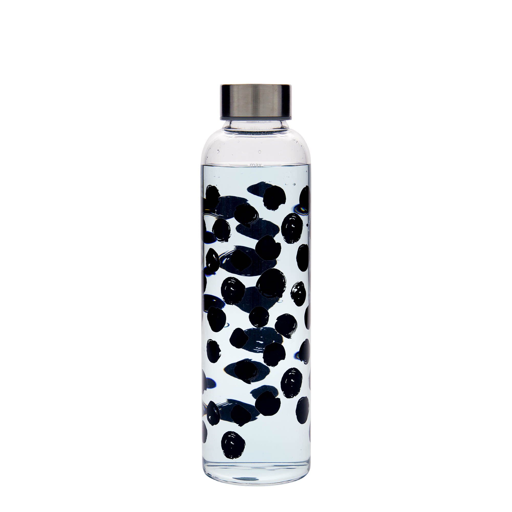 Botella para beber de 500 ml 'Perseus - Puntos negros', abertura: tapa de rosca Botella para beber de 500 ml 'Perseus - Puntos negros', abertura: tapa de rosca