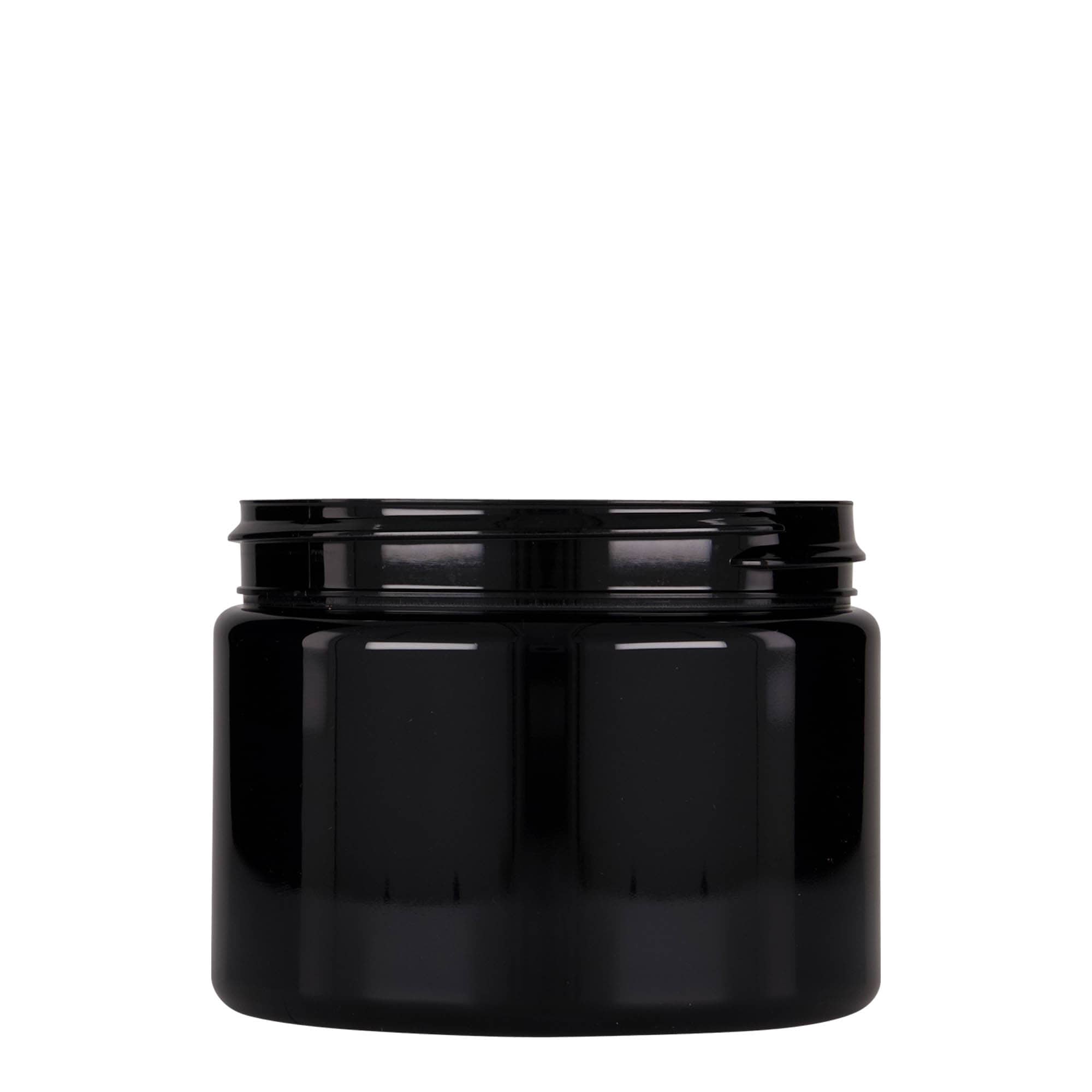 500 ml bote PET 'Isabella', negro, boca: 100/400