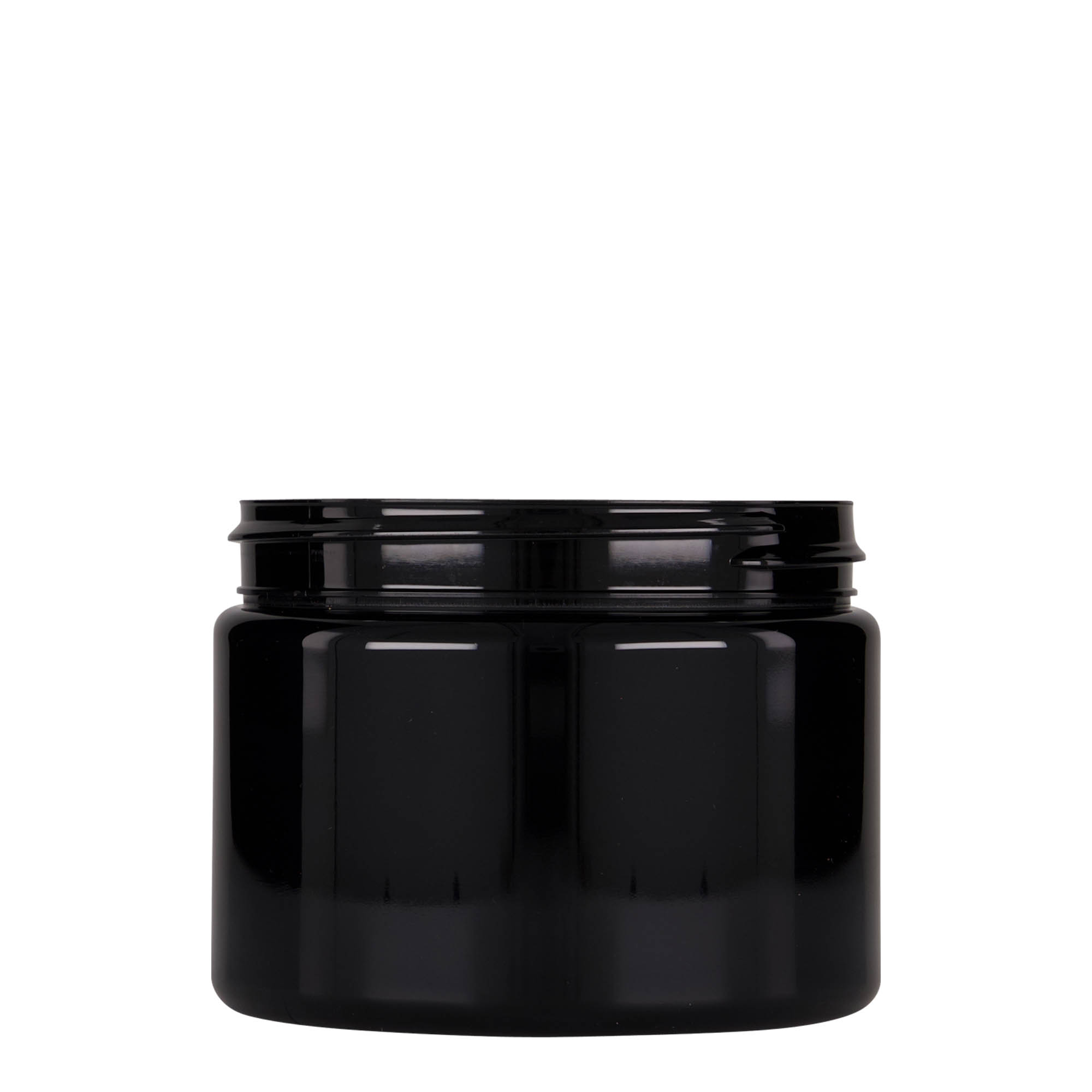 500 ml bote PET 'Isabella', negro, boca: 100/400 500 ml bote PET 'Isabella', negro, boca: 100/400