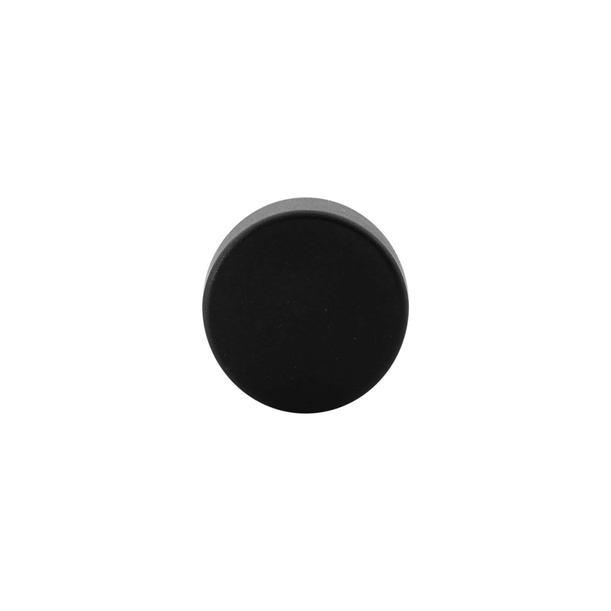 Tapones de corcho con asa de 19 mm, plástico, negro, para boca: corcho Tapones de corcho con asa de 19 mm, plástico, negro, para boca: corcho