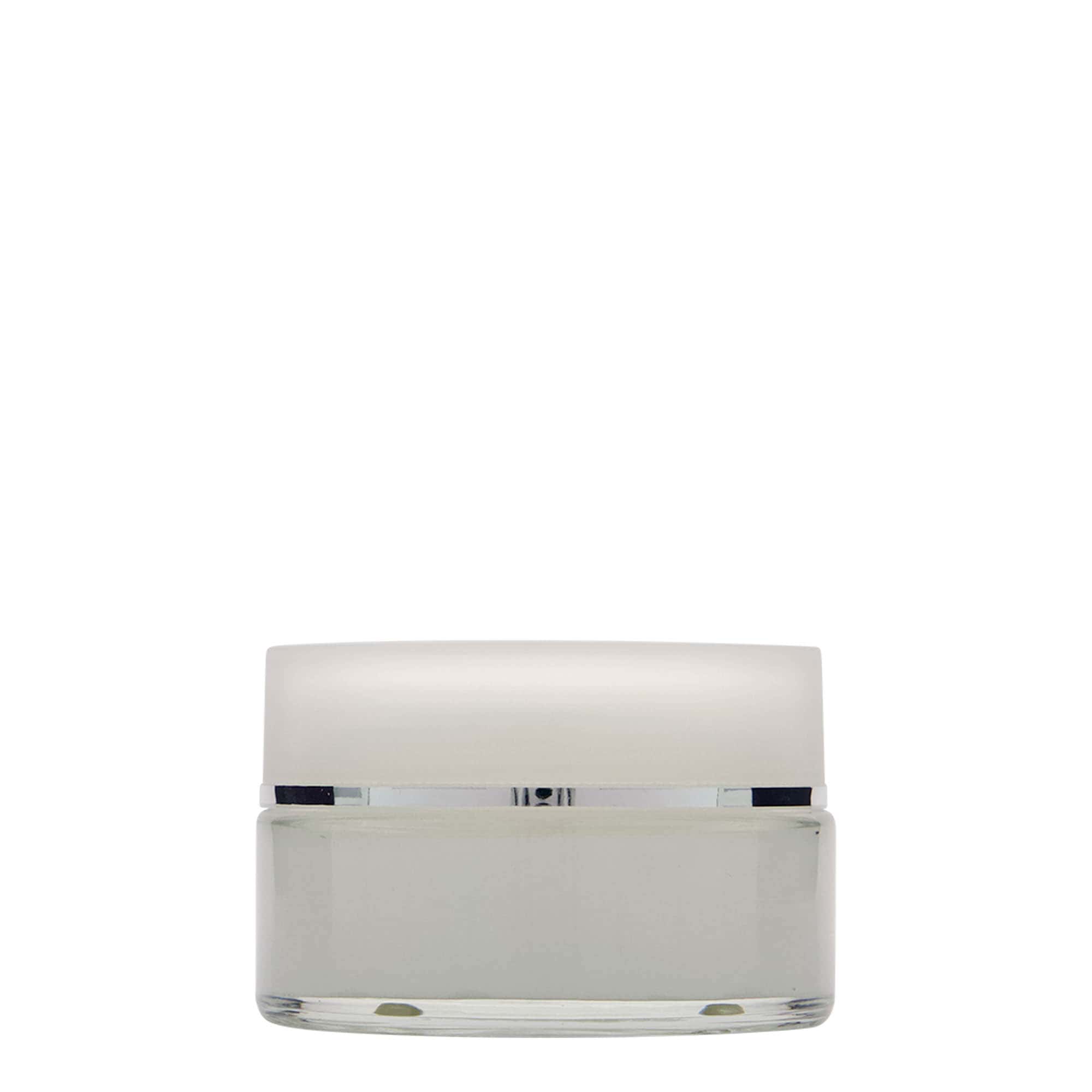 100 ml tarro 'Clear Edition', vidrio, boca: cierre de rosca