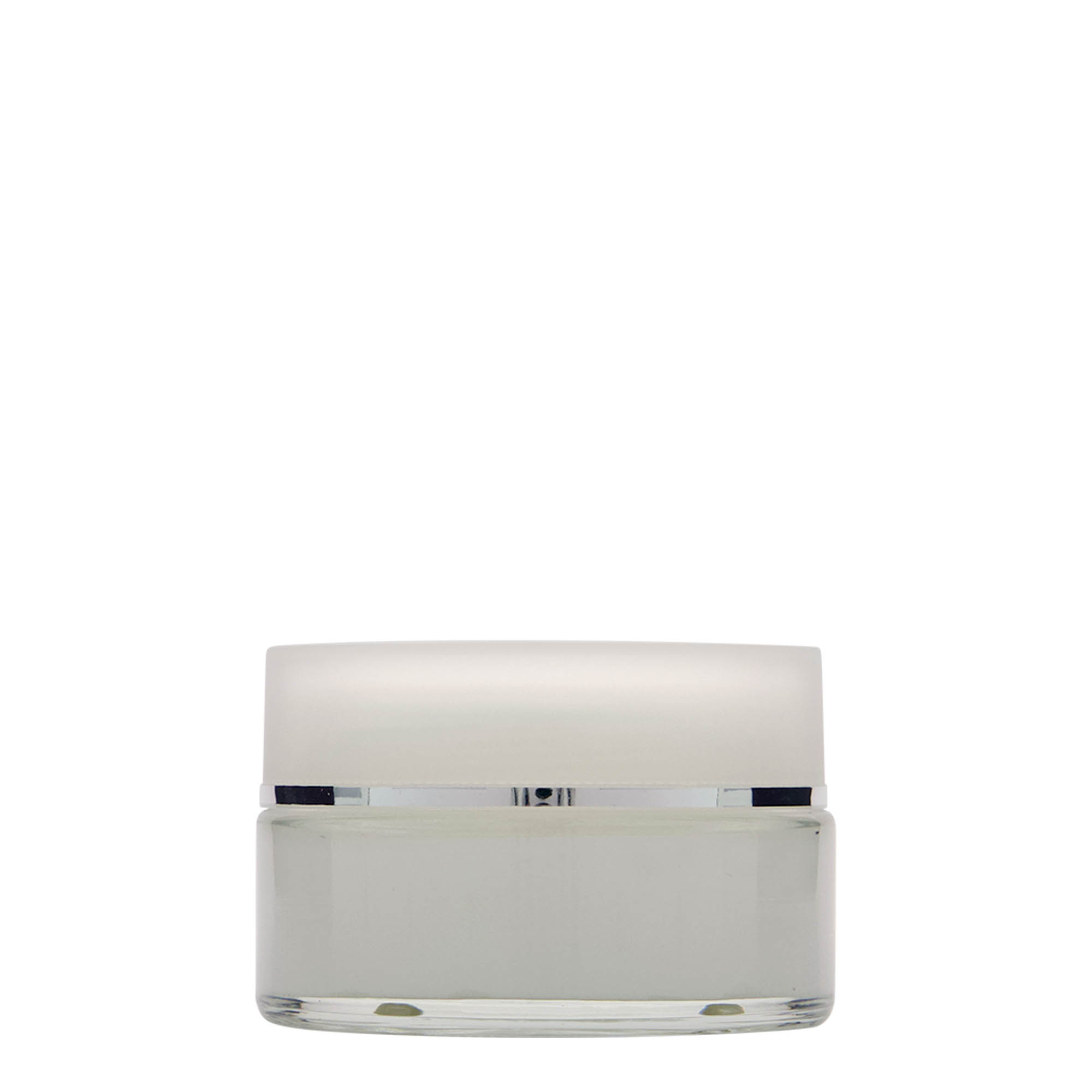 100 ml tarro 'Clear Edition', vidrio, boca: cierre de rosca