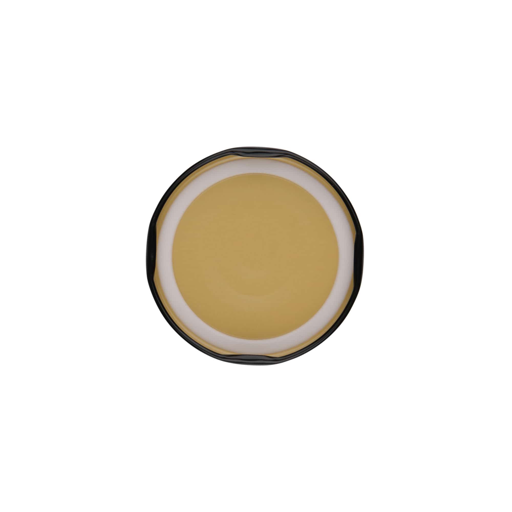 Tapas Twist-Off, hojalata, negras, para boca: TO 63