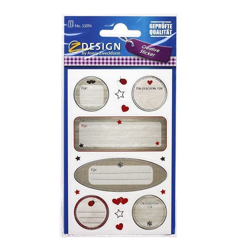 Etiquetas Zweckform «Para:», papel, multicolor
