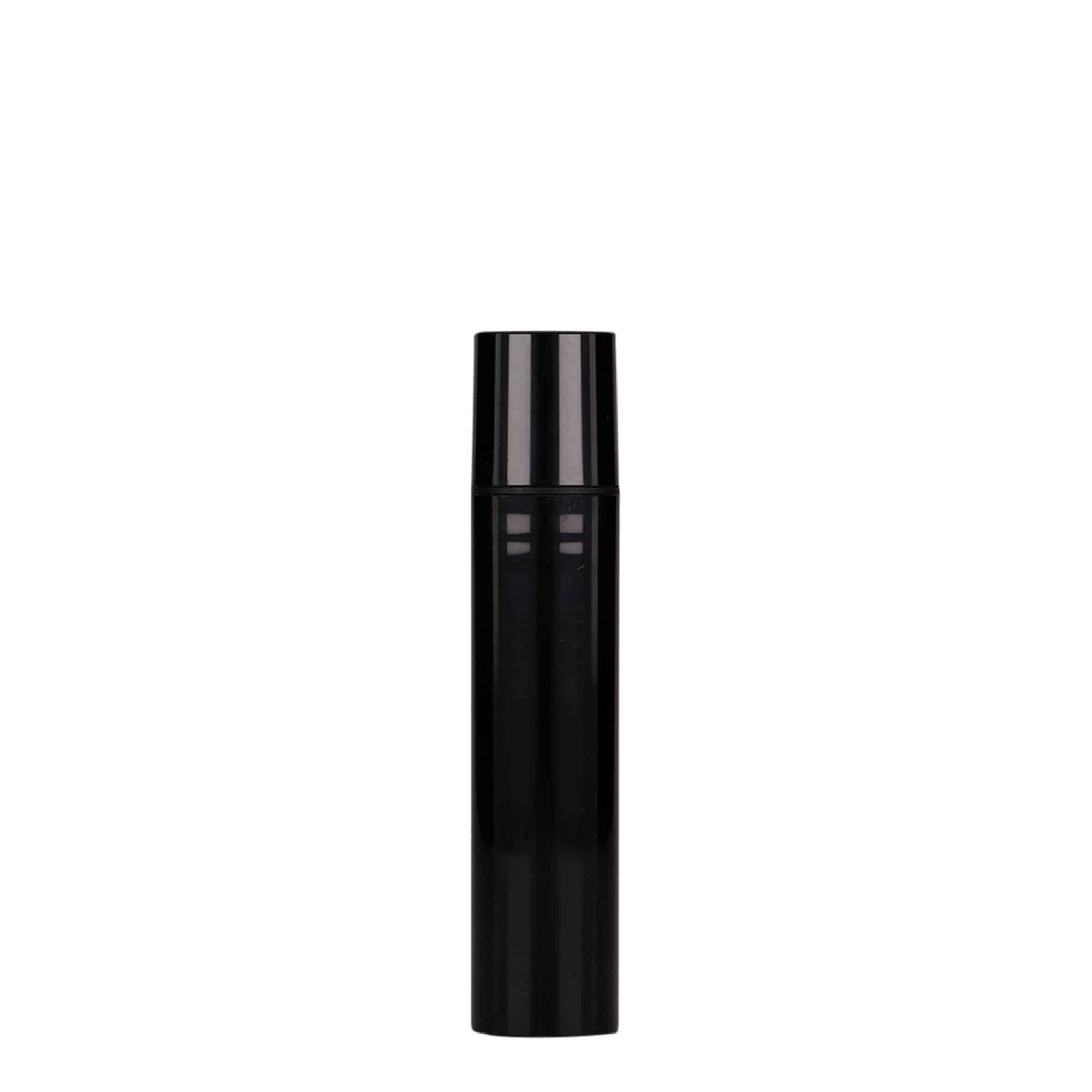 Dispensador Airless de 15 ml 'Nano', plástico PP, negro