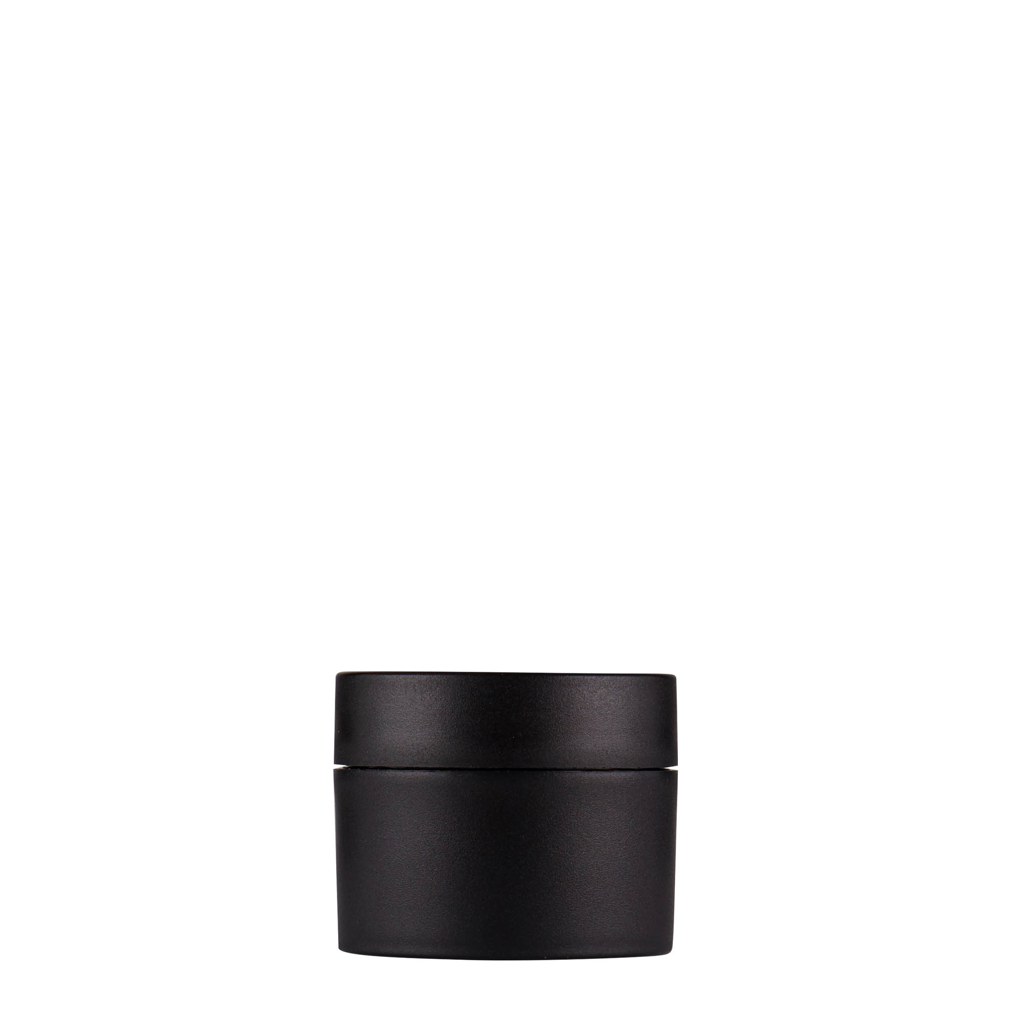 15 ml bote de plástico 'Antonella', PP, negro, boca: cierre de rosca