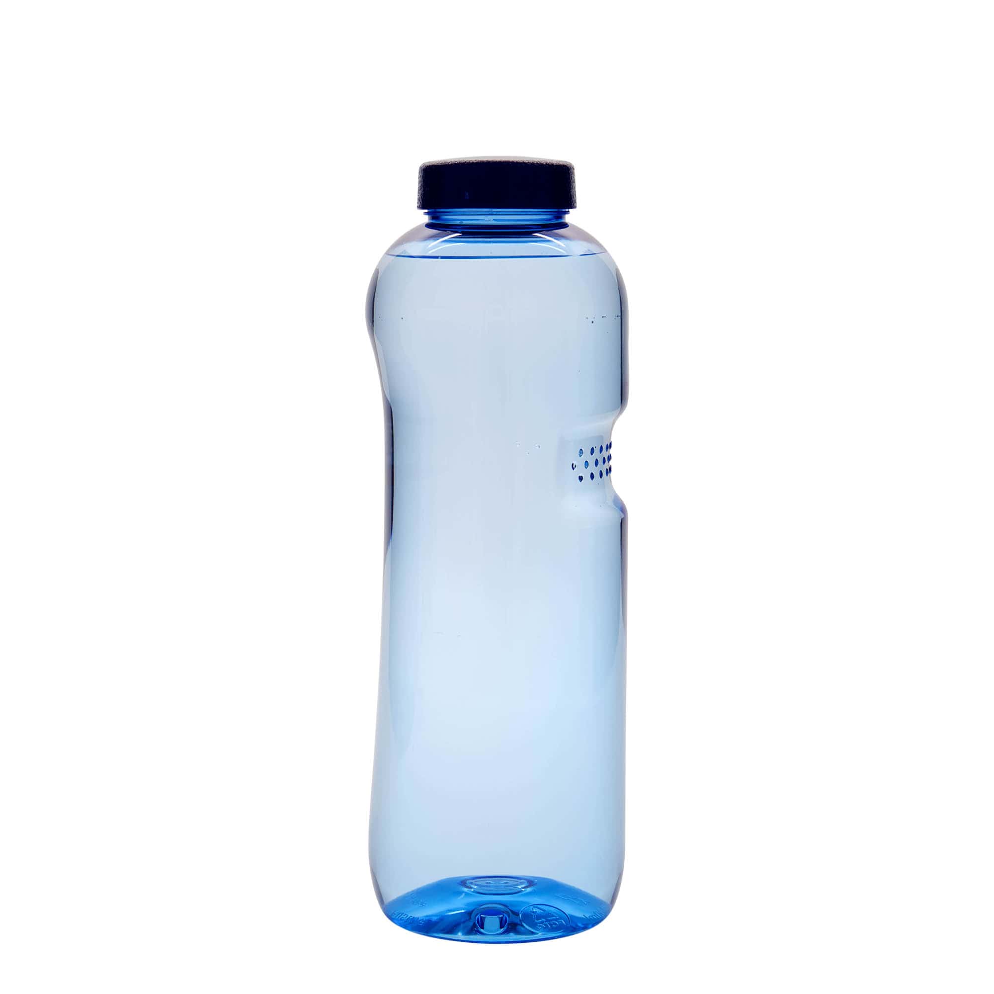 Botella para beber de PET de 1.000 ml «Kavodrink», plástico, azul