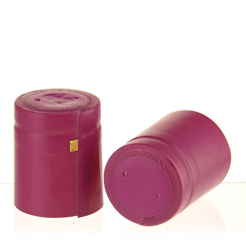 Cápsula termoencogible 32x41, plástico PVC, fucsia Cápsula termoencogible 32x41, plástico PVC, fucsia