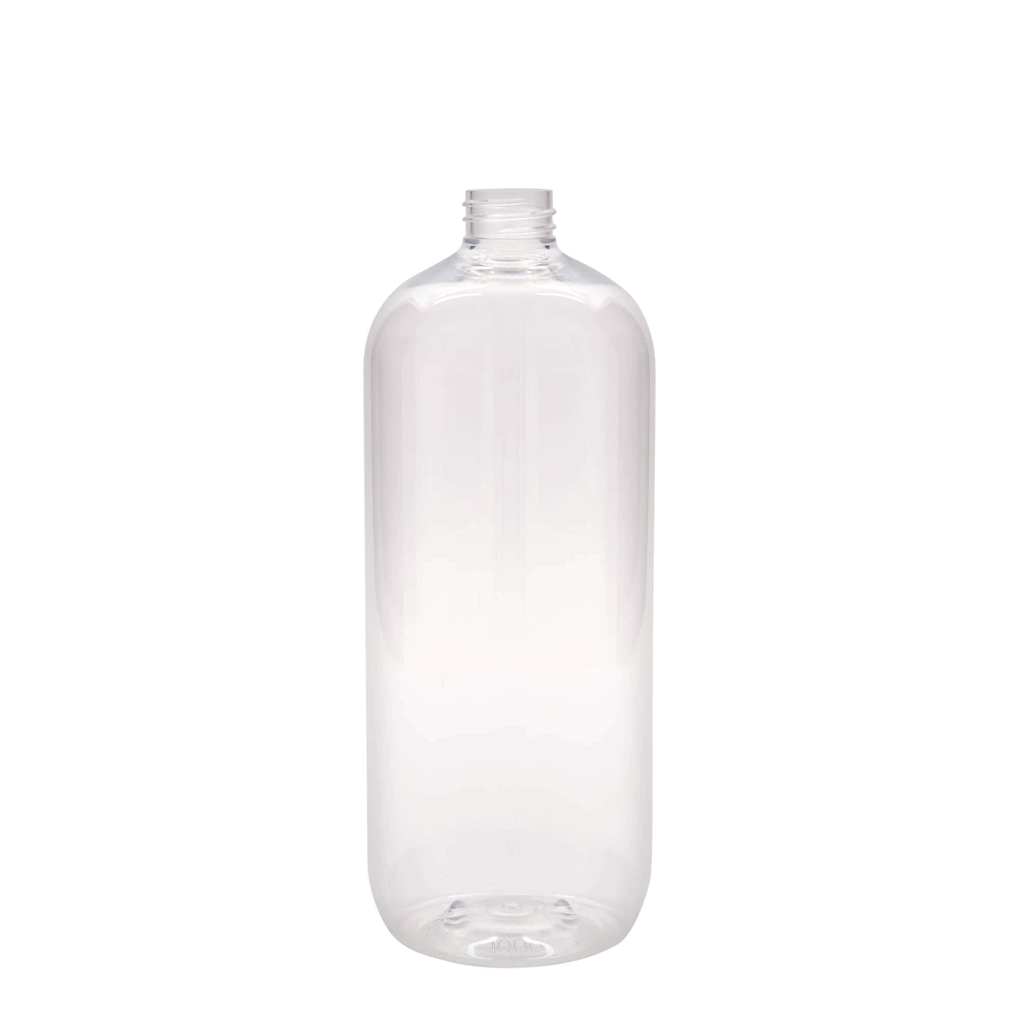 Botella de PET 'Boston' de 1000 ml, plástico, boca: 28/410 Botella de PET 'Boston' de 1000 ml, plástico, boca: 28/410