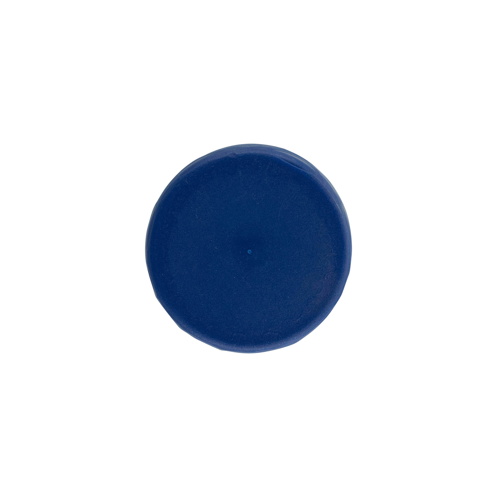 Tapa de solapa para olla de cerámica de cuello estrecho, plástico HDPE, azul