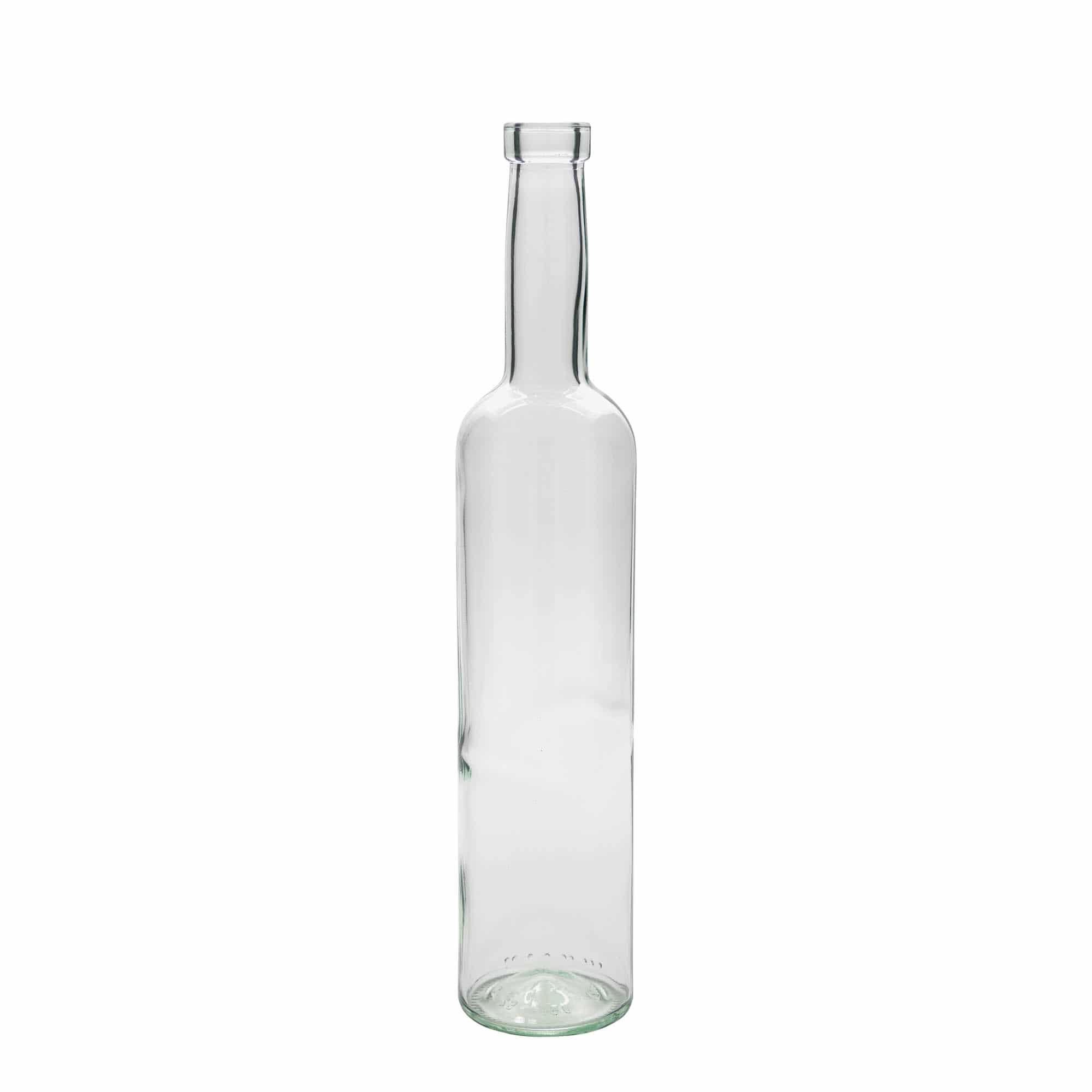 Botella de vidrio de 500 ml 'Burdeos', boca: corcho
