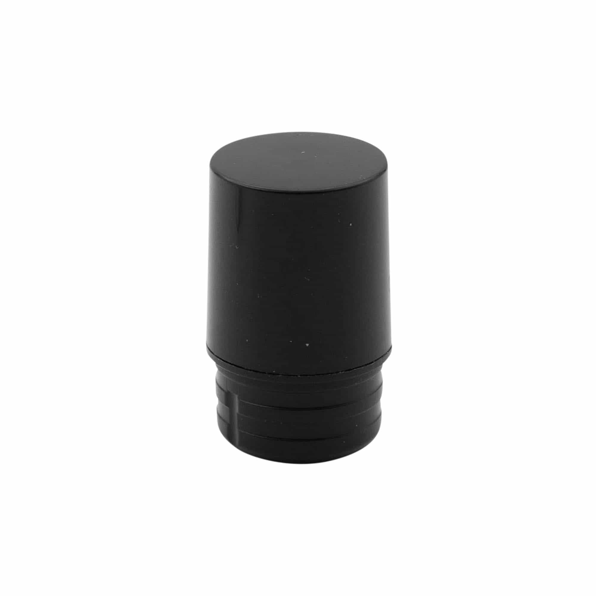 Dispensador Airless con cabezal de bombeo 'Nano', plástico de PP, negro