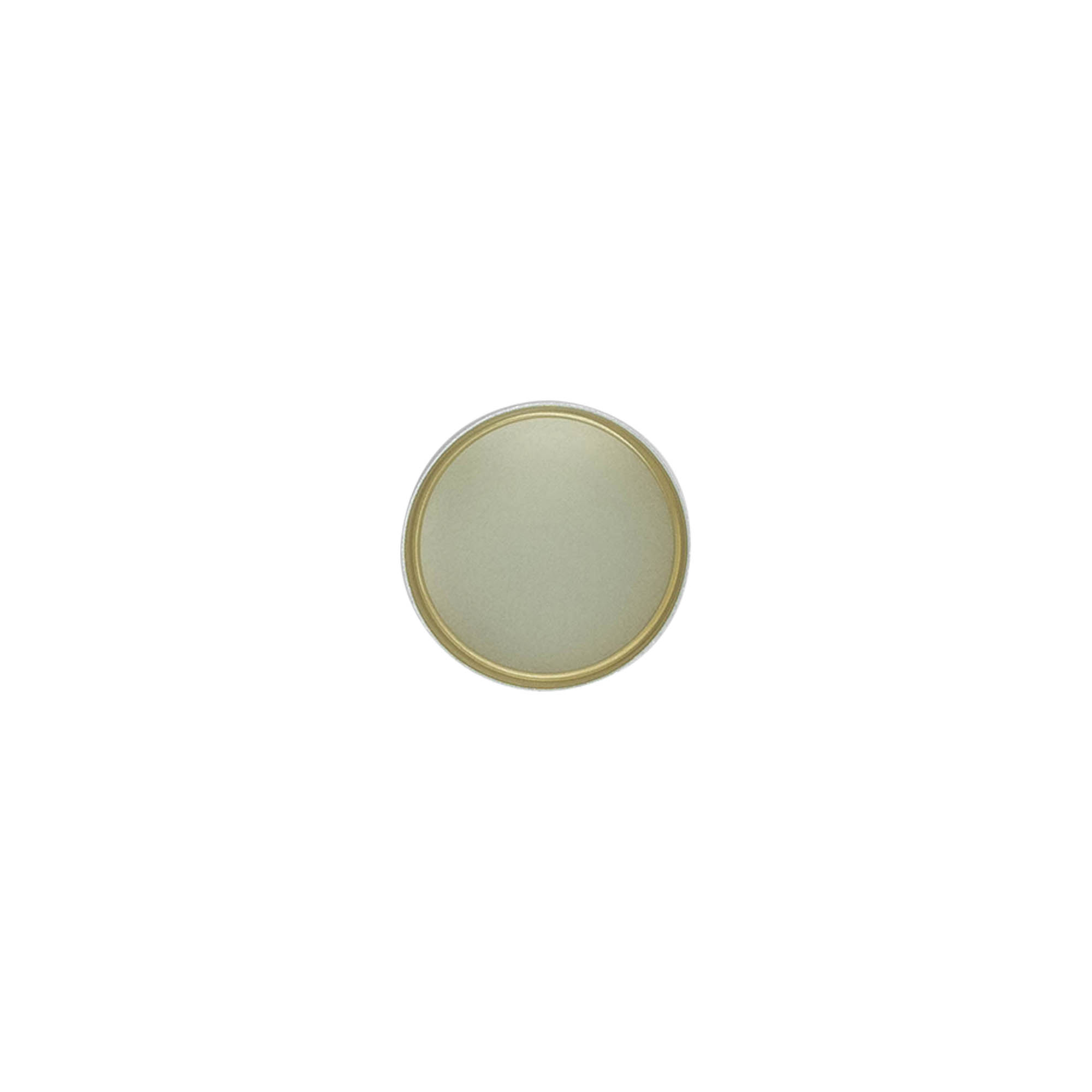 Tapa de rosca, metal, plateado, para boquilla: PP 22