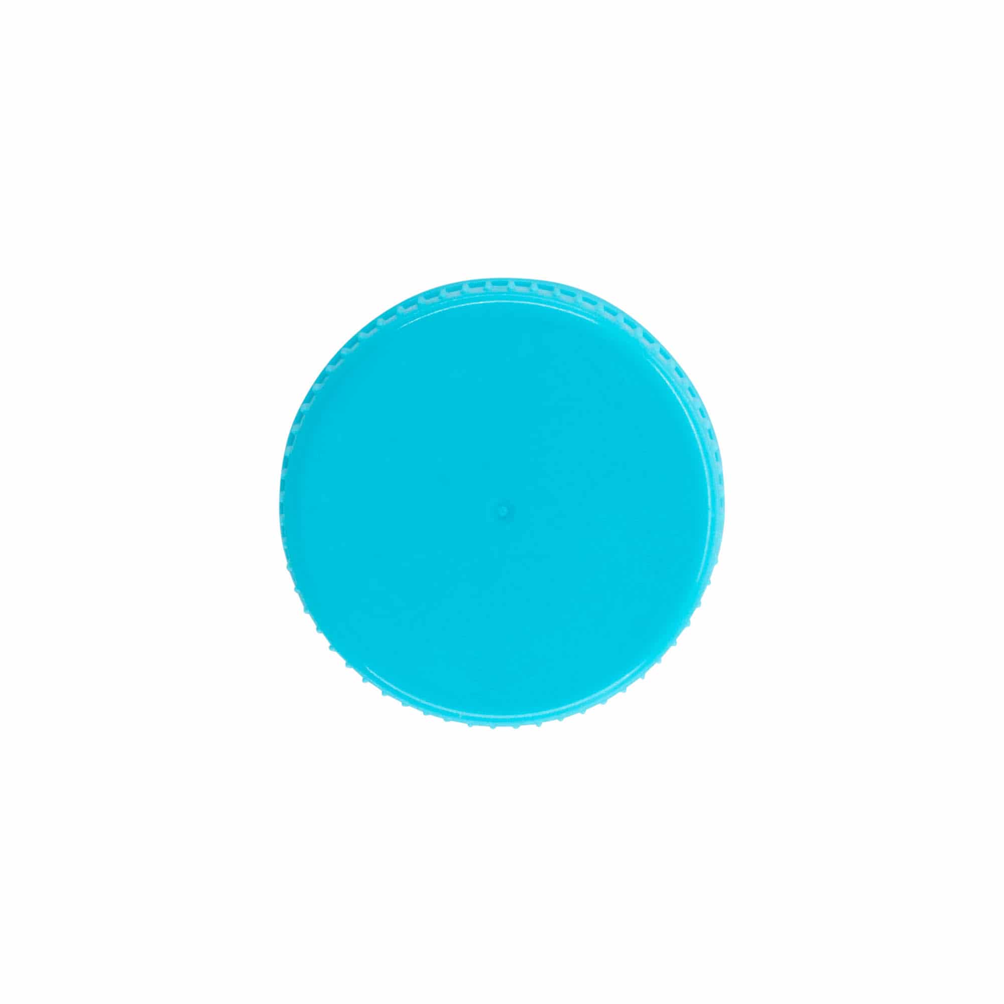 Tapa roscada 40 mm, plástico PE, azul claro