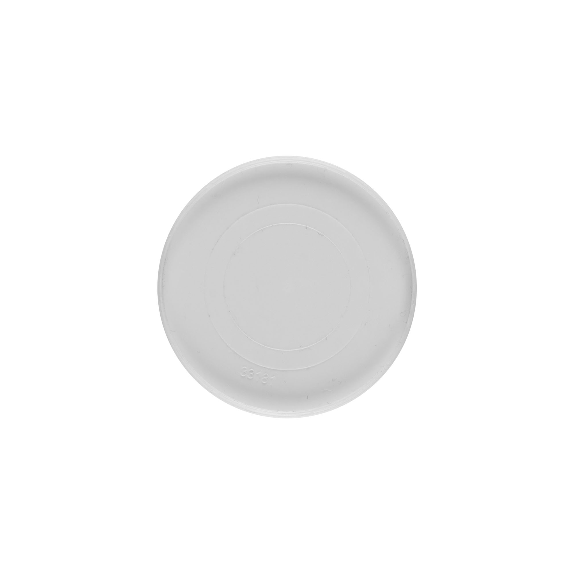 Disco de cubierta para 30 ml 'Bianca', plástico PP, blanco