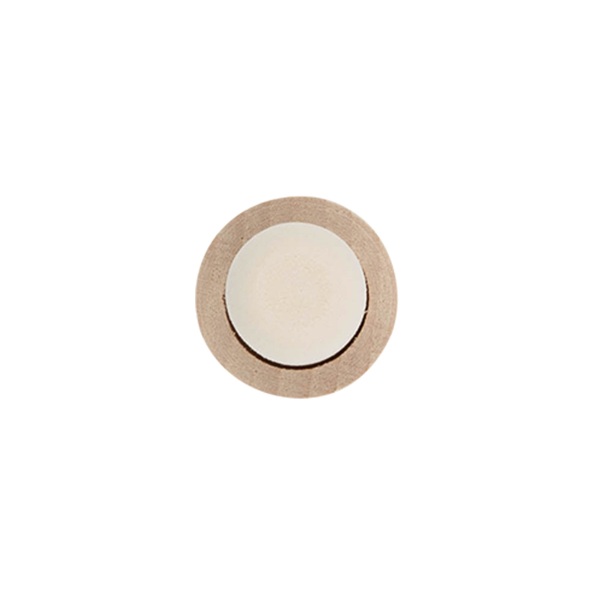 Tapones con asa de corcho 19 mm, madera/plástico, para boca: corcho