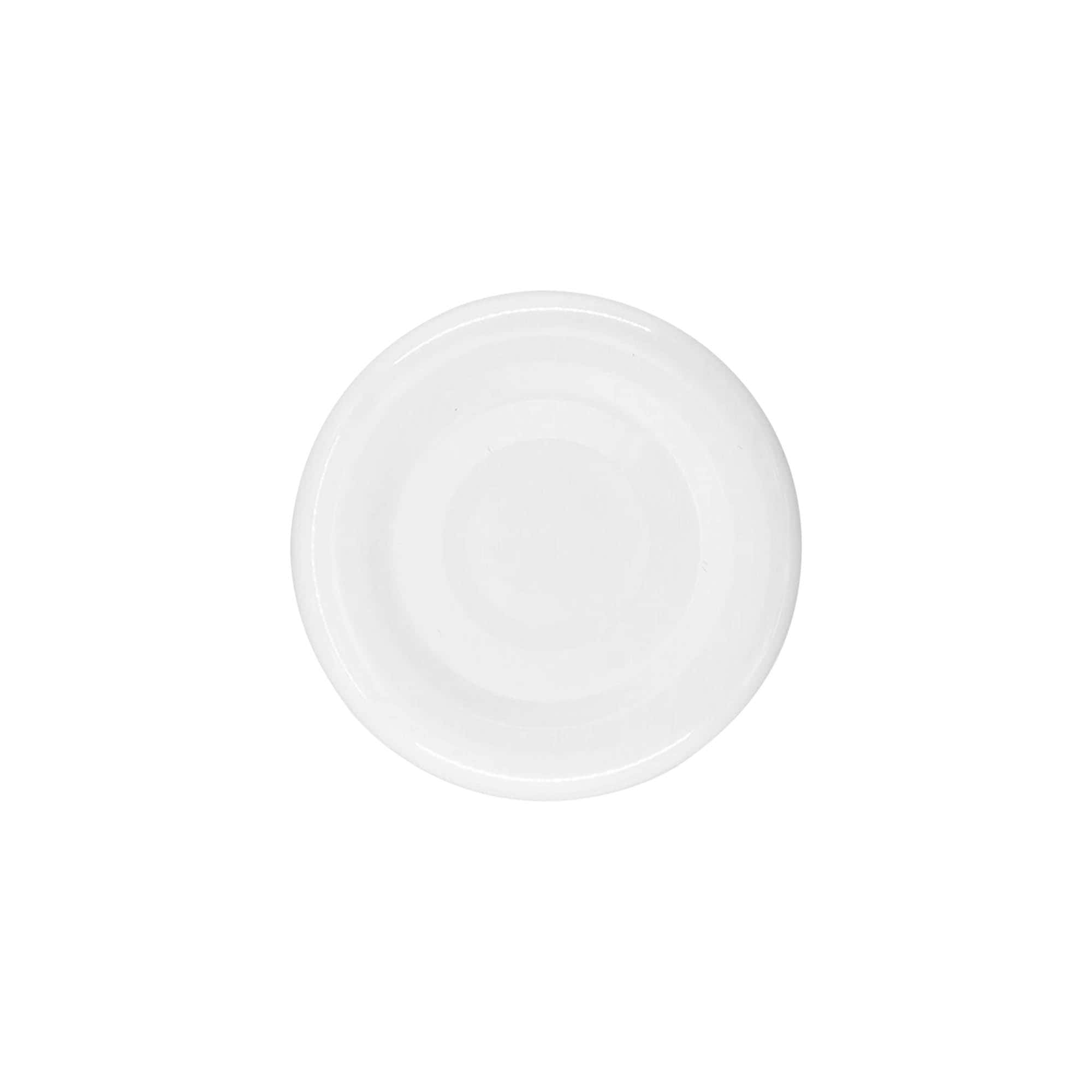 Tapa Twist-Off, hojalata, blanca, para boca: TO 38