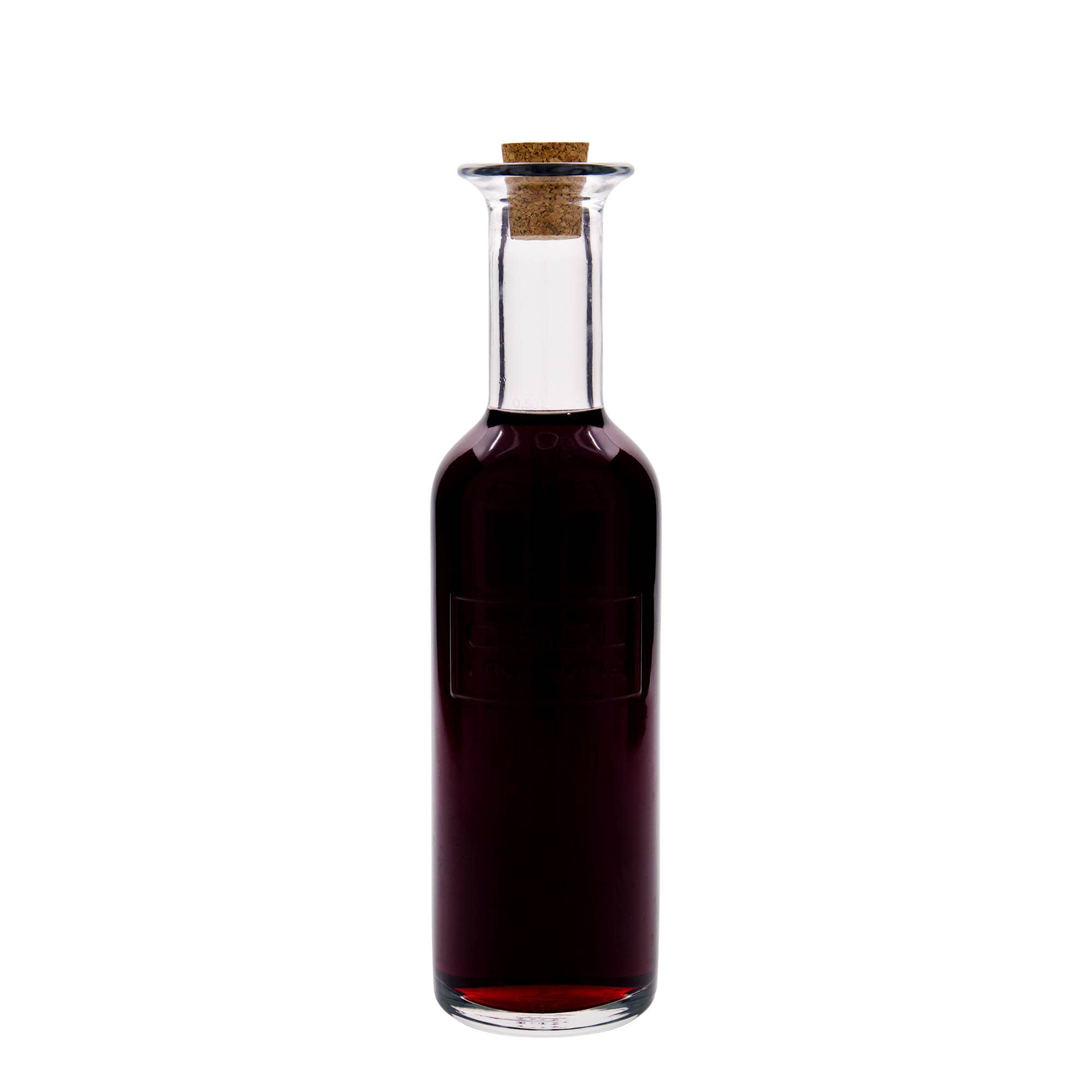 Botella de vidrio 'Optima Fine Wine' de 500 ml, boca: corcho
