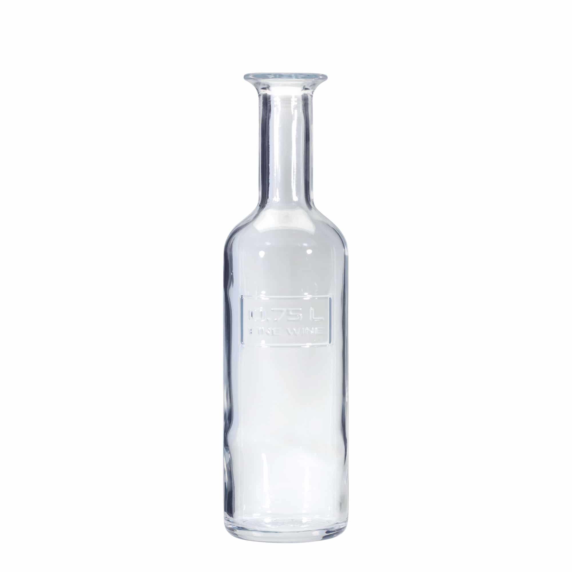 Botella de vidrio de 750 ml 'Optima Fine Wine', boca: corcho