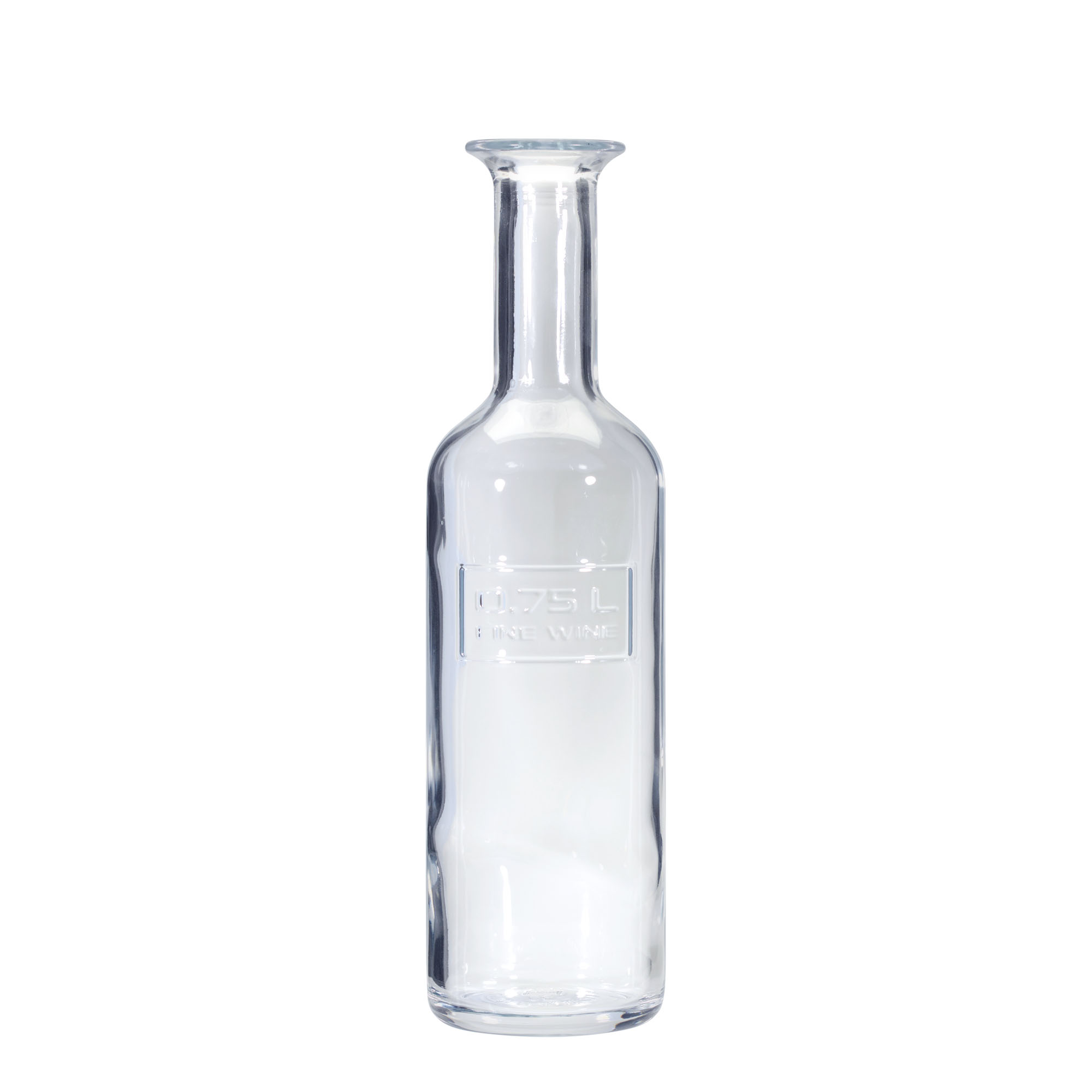 Botella de vidrio de 750 ml 'Optima Fine Wine', boca: corcho