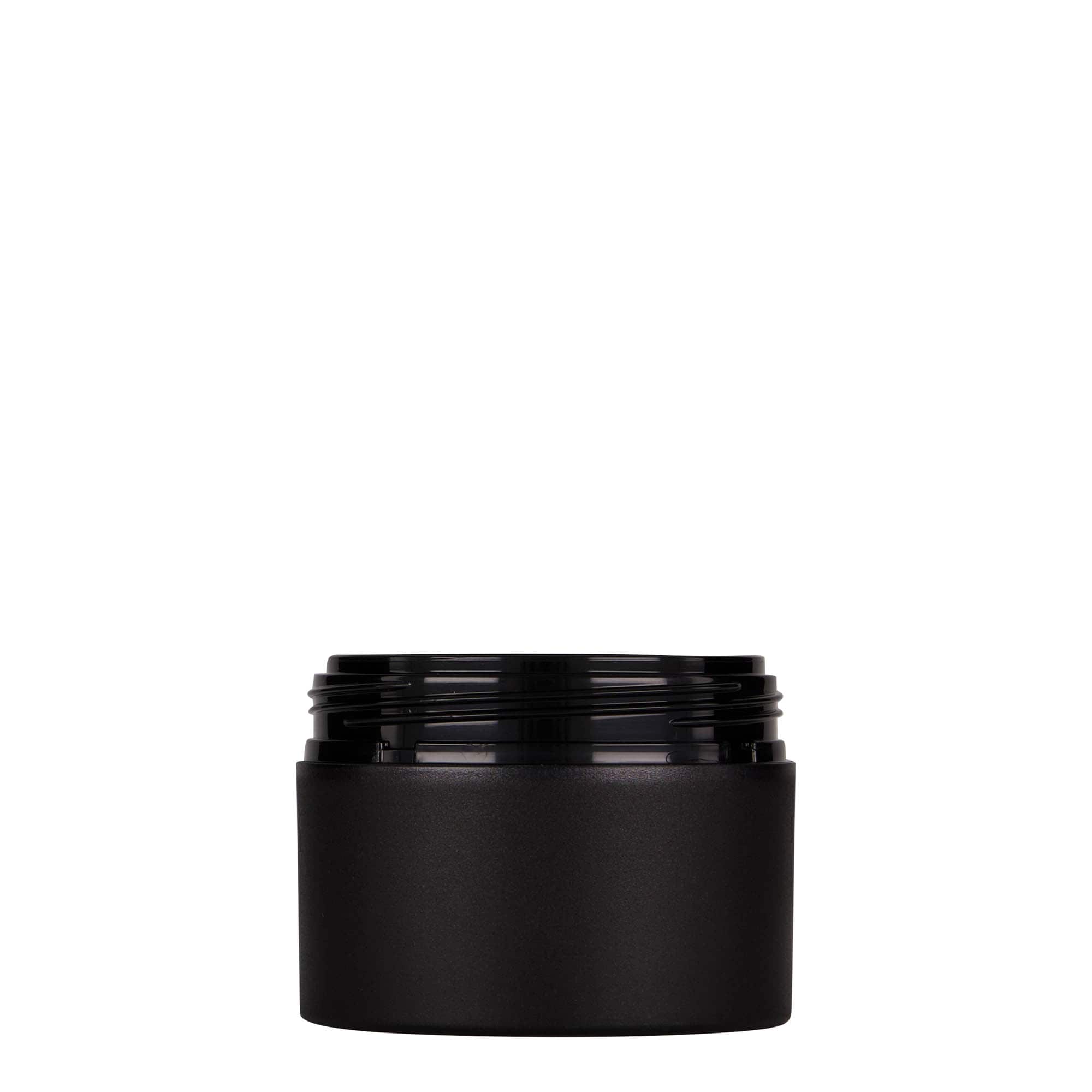 100 ml bote de plástico «Antonella», PP, negro, abertura: cierre de rosca