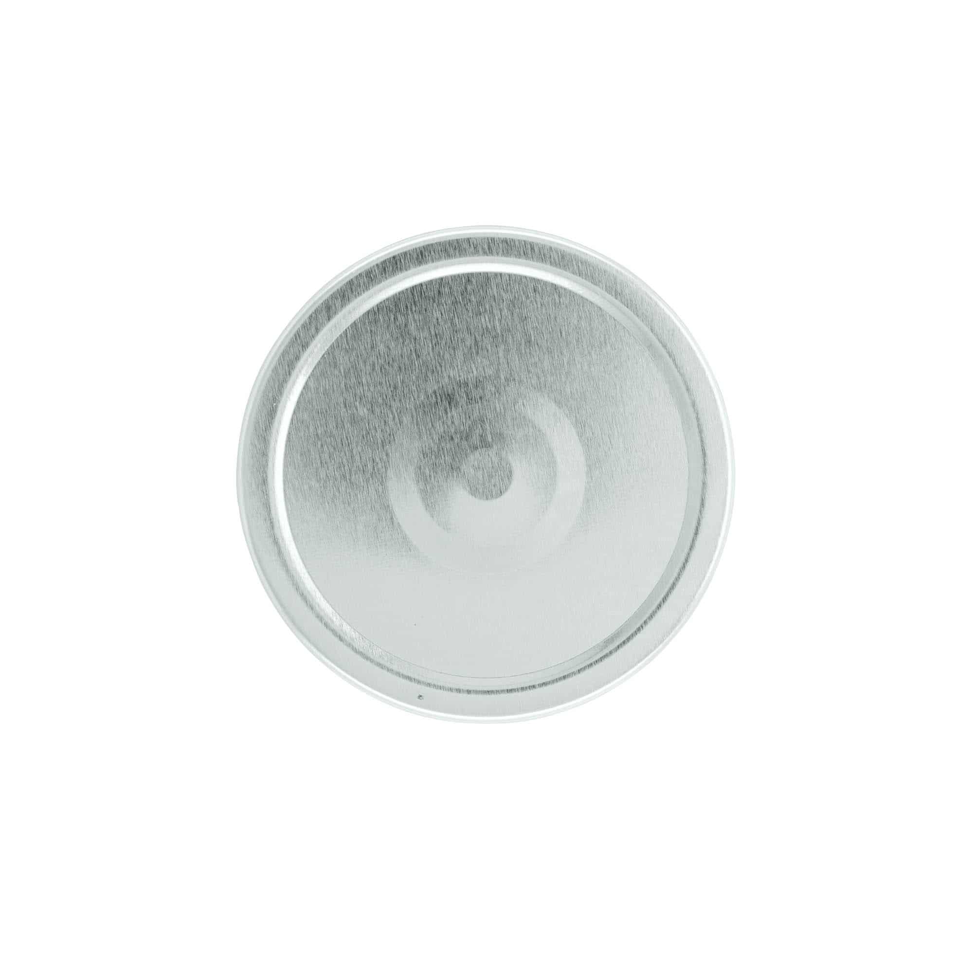 Tapa Deep-Twist-Off, hojalata, plateado, para boca: Deep-TO 82