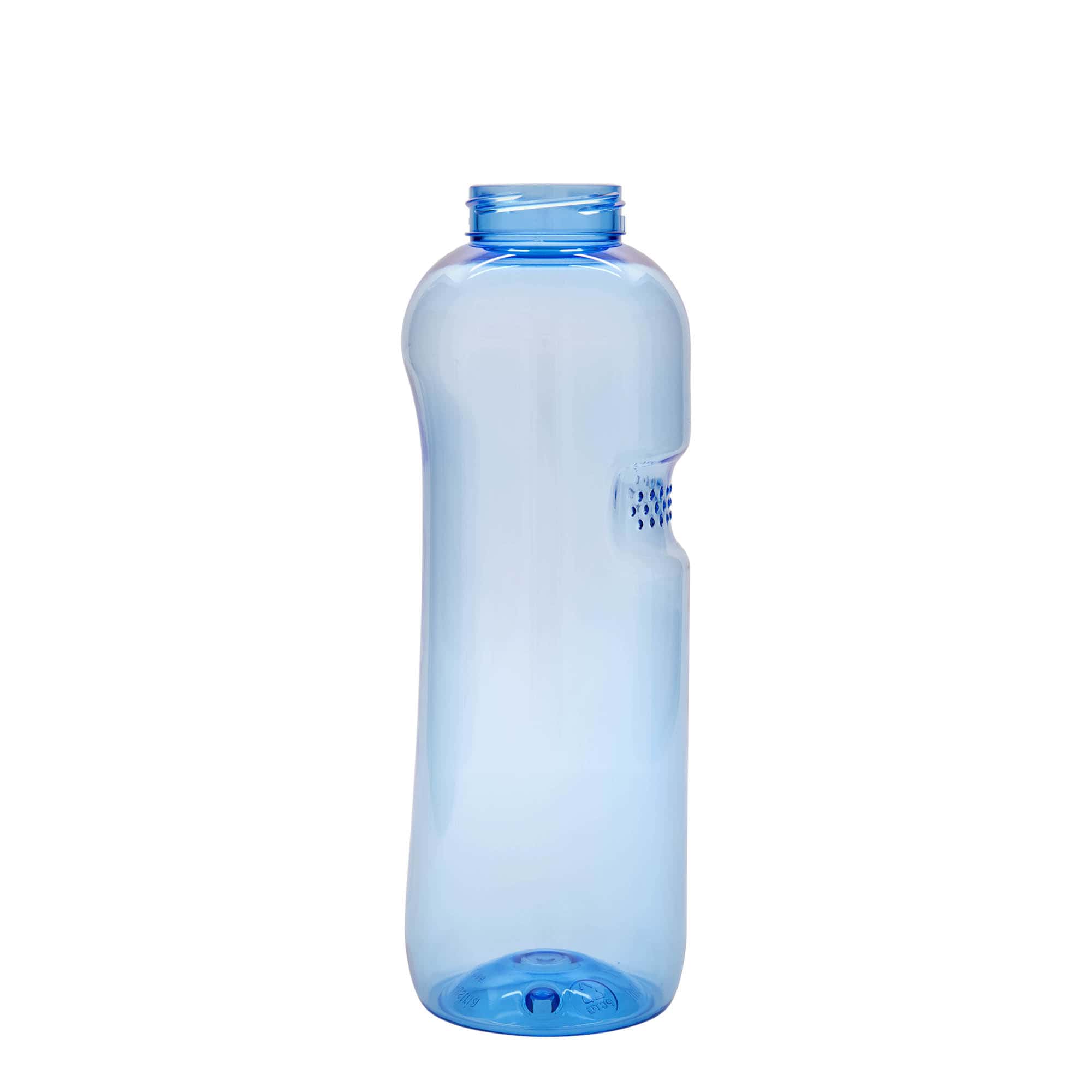 Botella para beber de PET de 1.000 ml «Kavodrink», plástico, azul